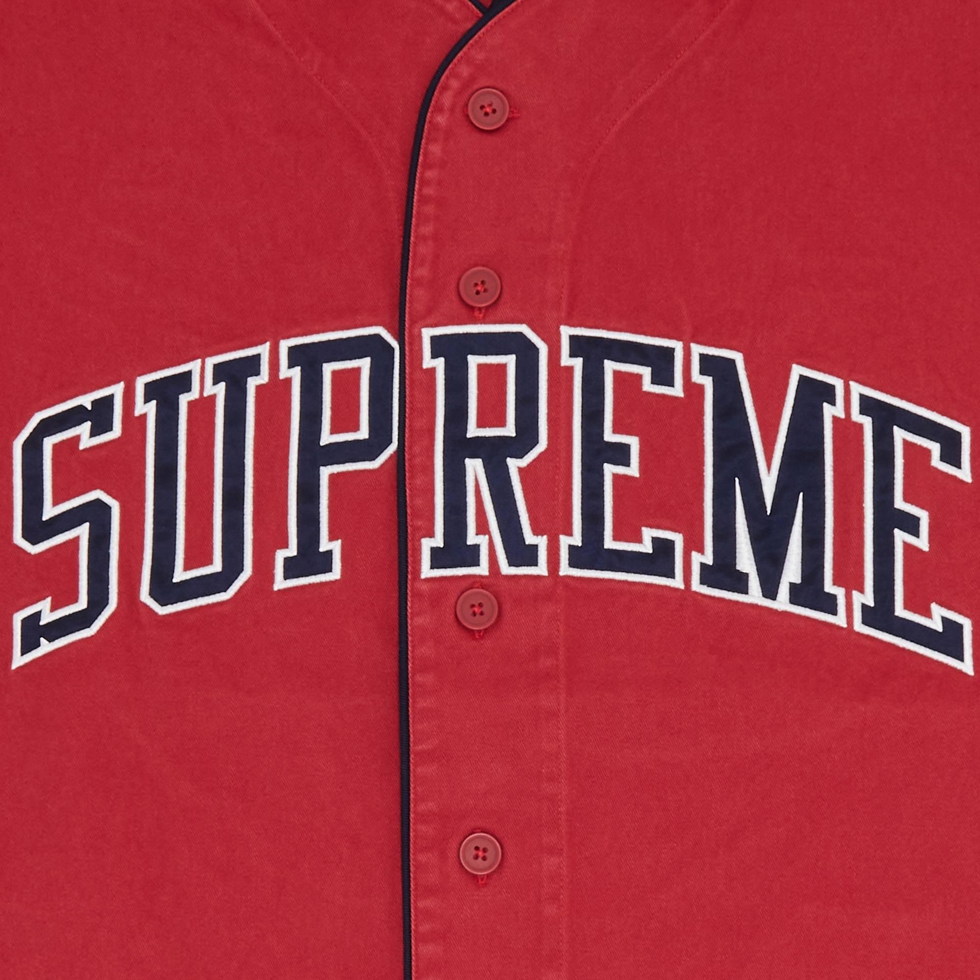 Supreme X Timberland Baseball Jersey 'red' for Men | Lyst