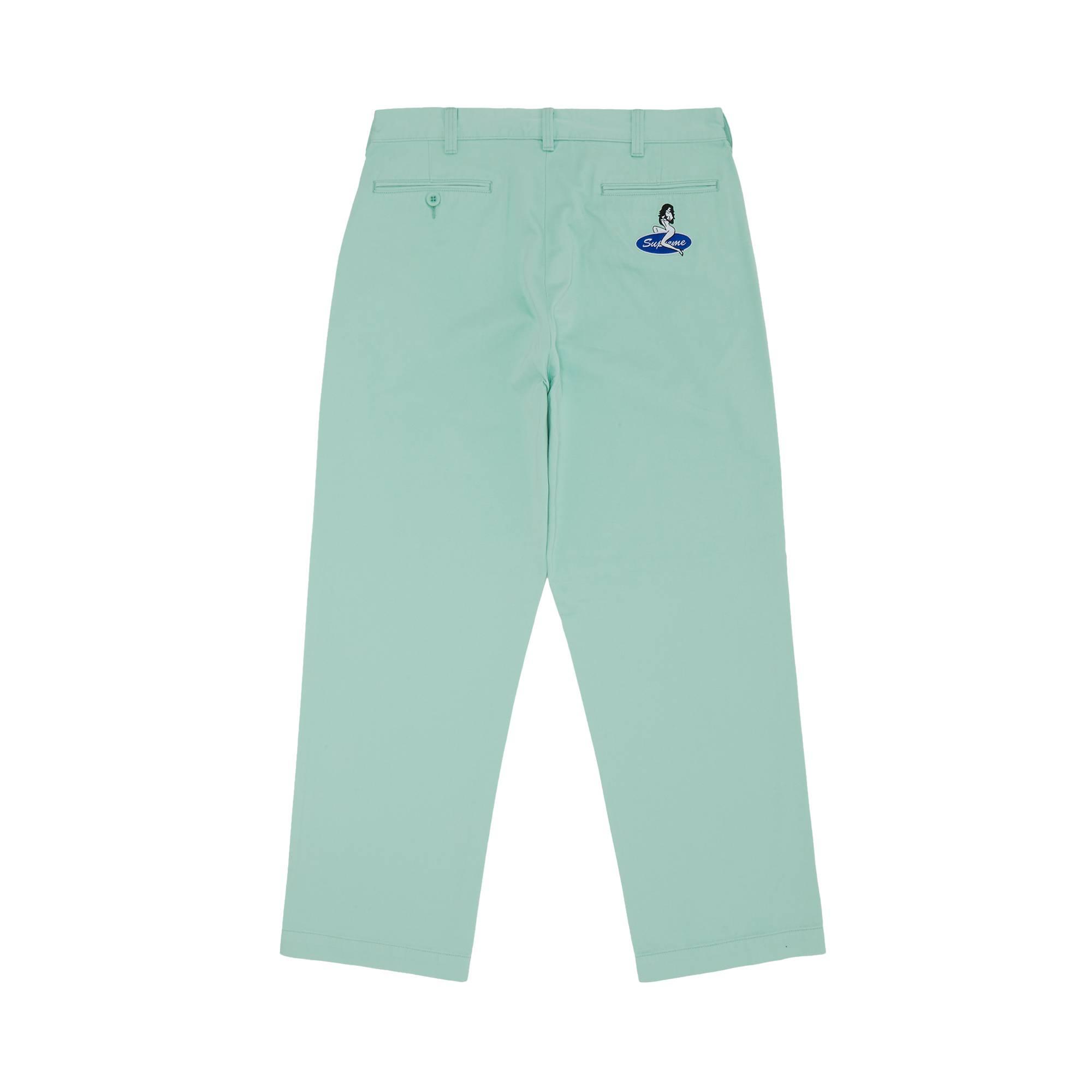 Supreme Chino Pant 'mint' in Green for Men | Lyst