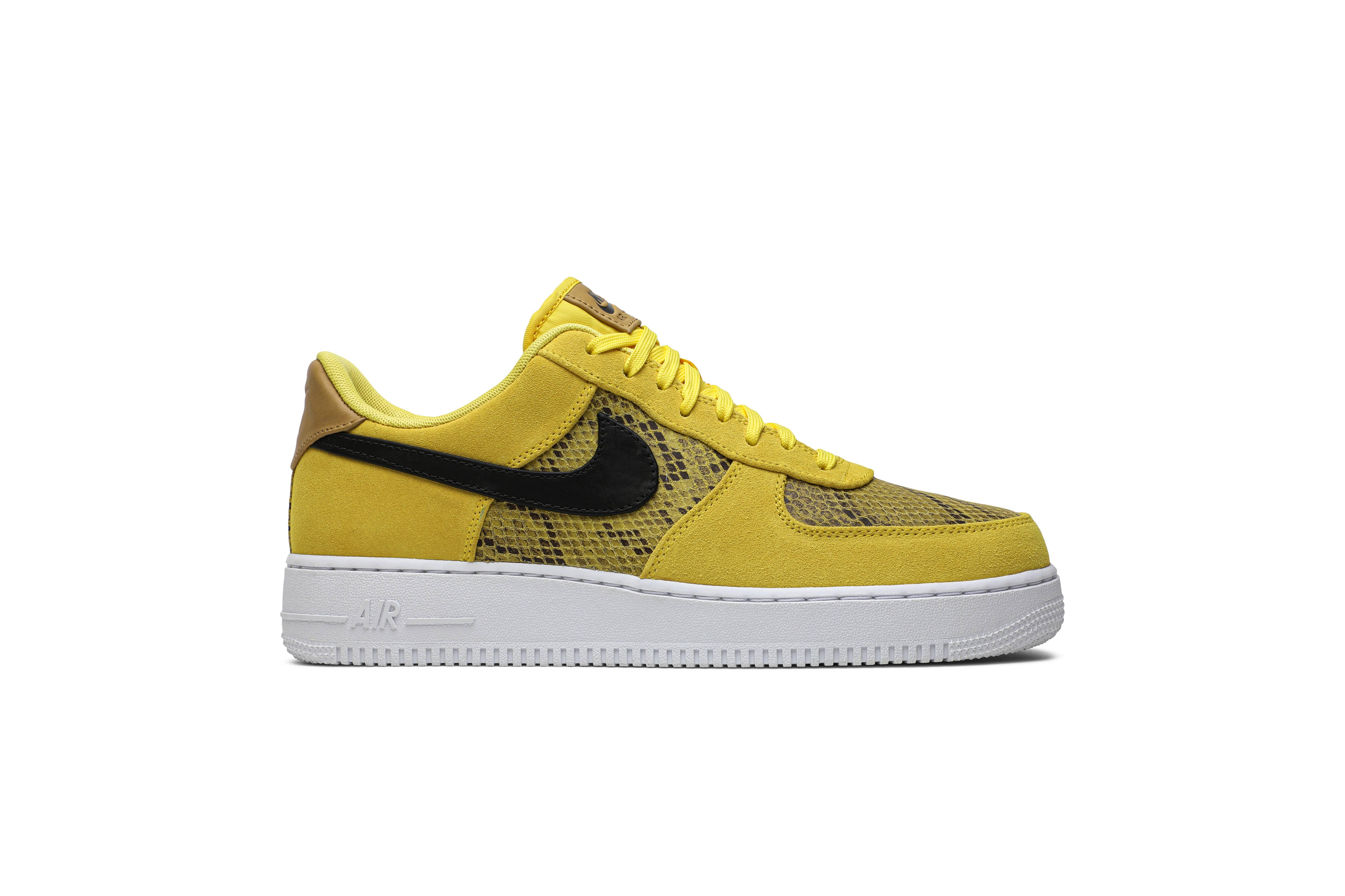 nike air force low yellow