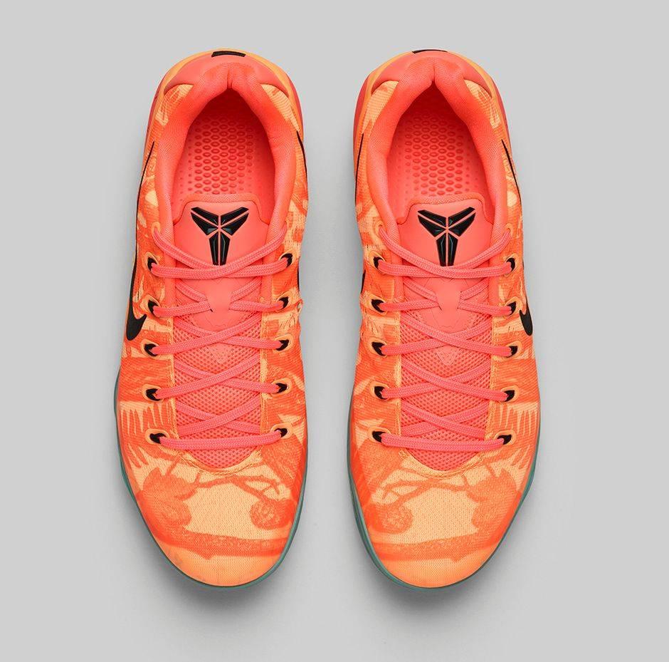 kobe white and orange shoes