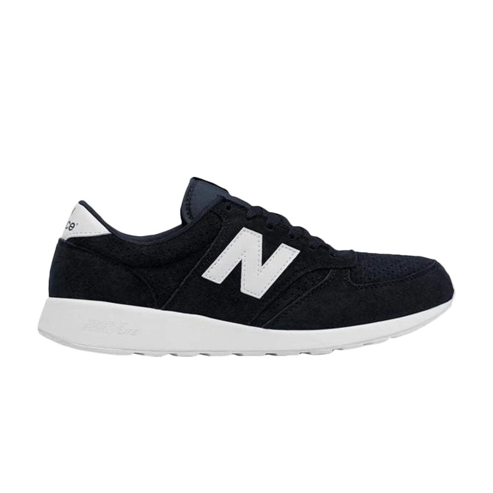 New Balance 420 Re-engineered Suede 'black' in Blue for Men | Lyst