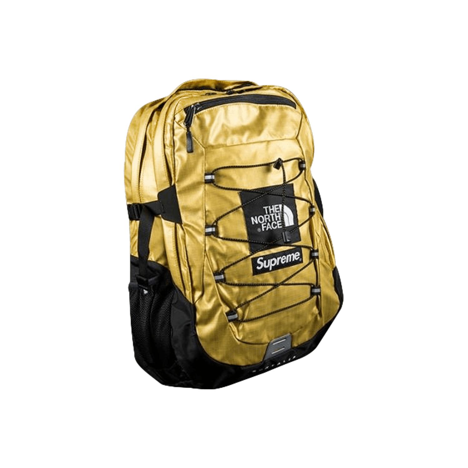 Supreme X The North Face Metallic Borealis Backpack 'gold' in