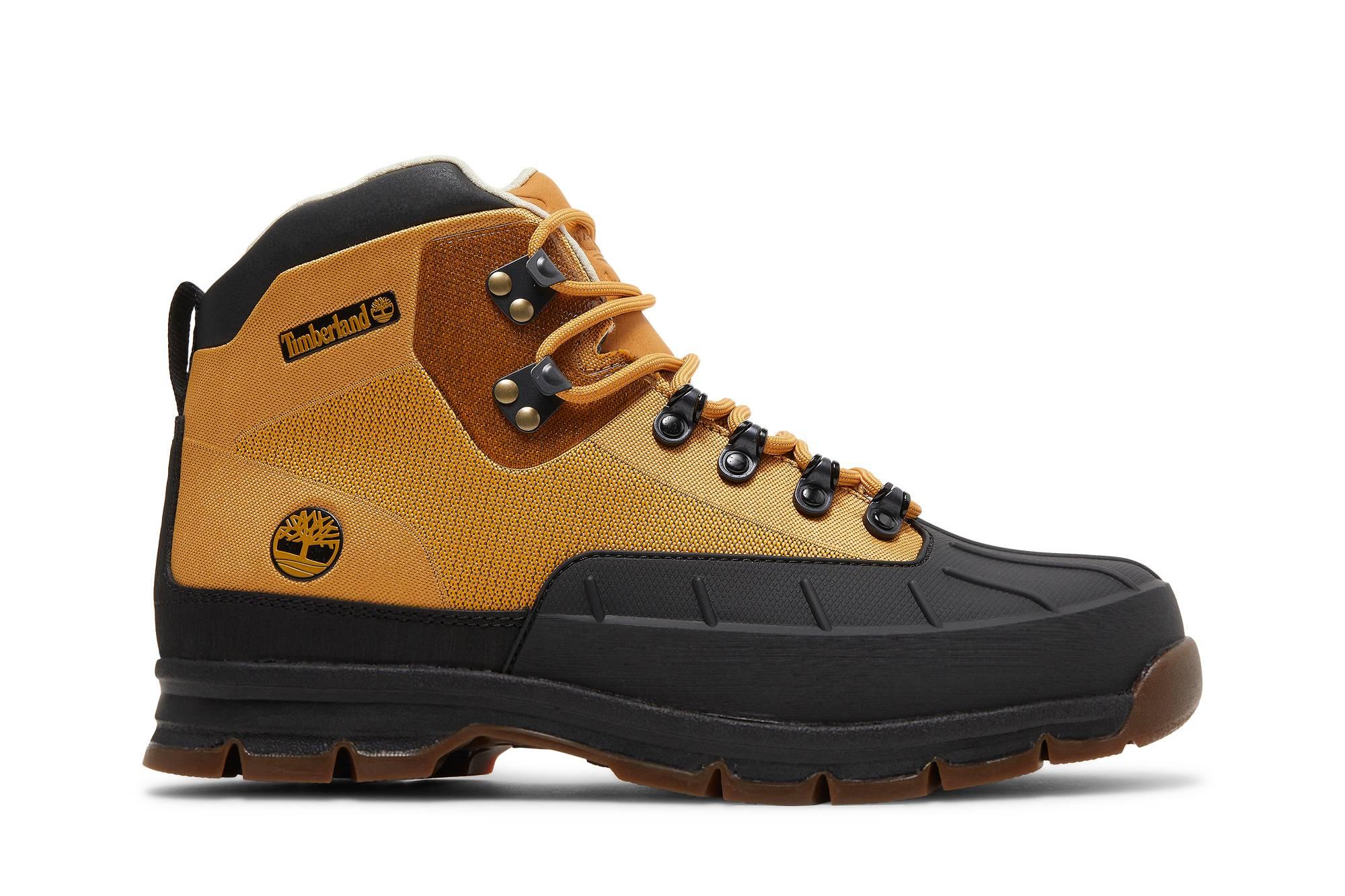 Timberland Euro Hiker Shell Toe Boot 'wheat Black' in Brown for Men | Lyst
