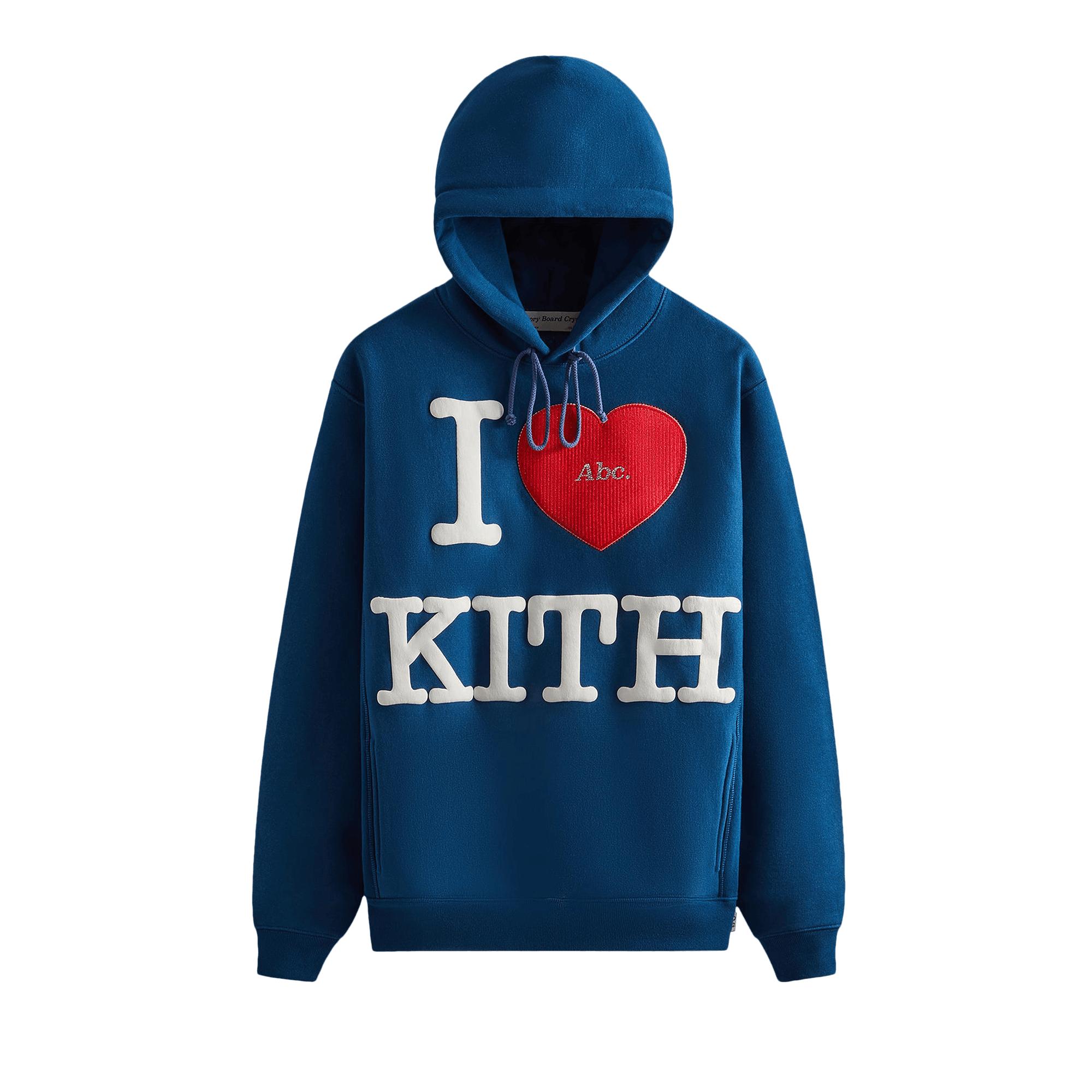 Kith For Advisory Board Crystals I Love Hoodie 'navy' in Blue for