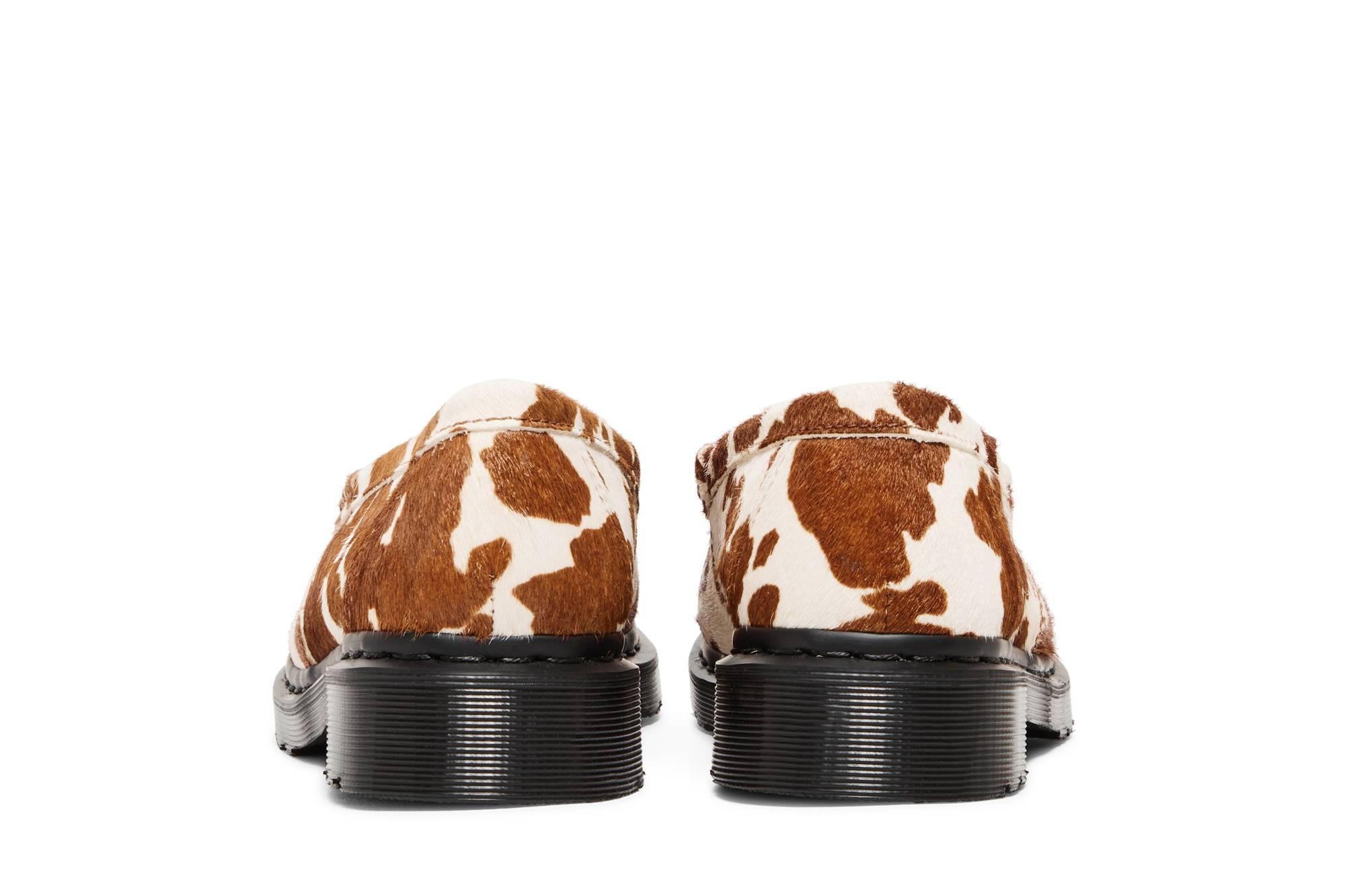 Dr. Martens Men's Brown Supreme X Penton Tassel Loafer 'cow Print'