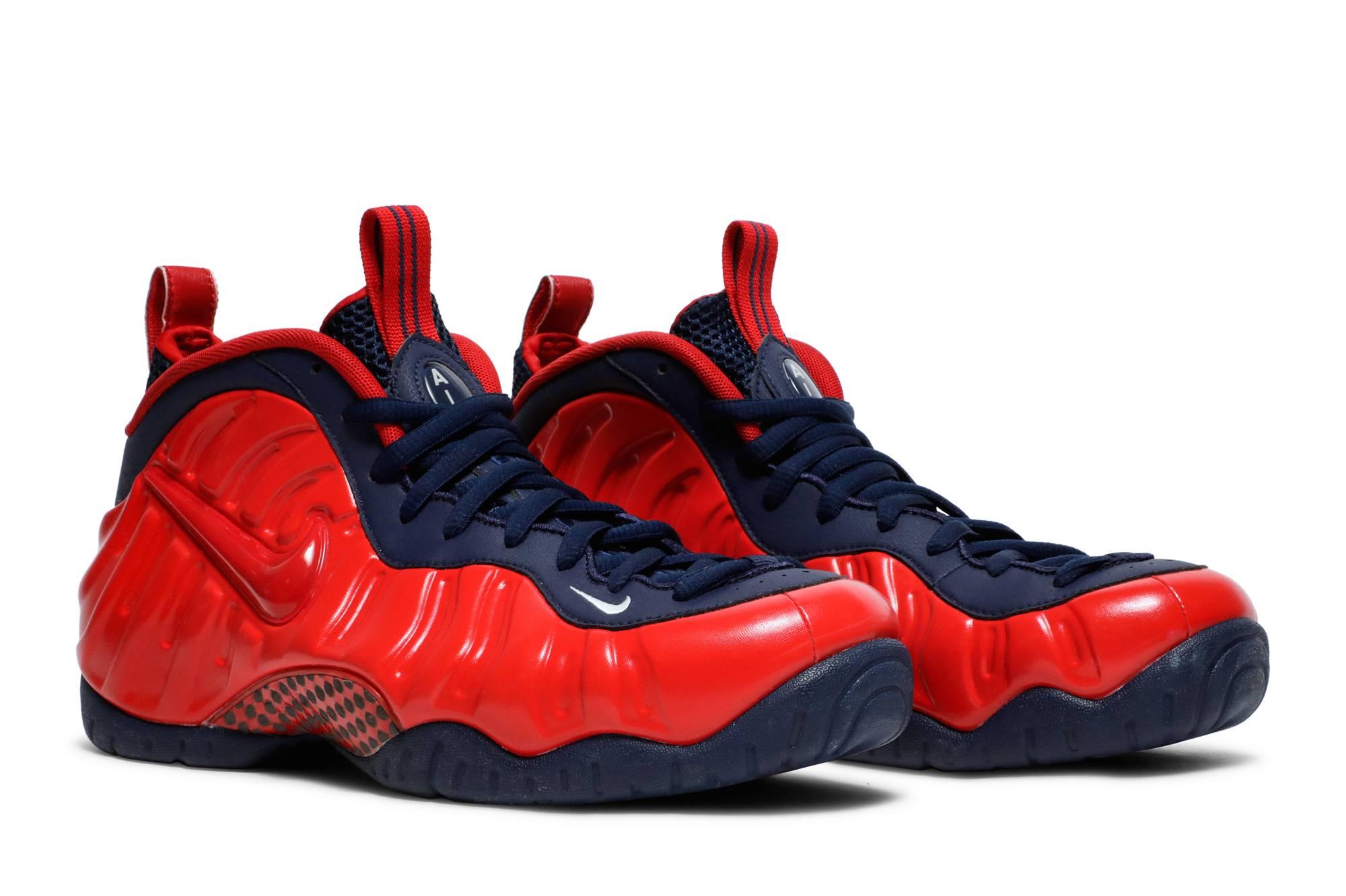 Nike Air Foamposite Pro 'usa' in Red for Men | Lyst