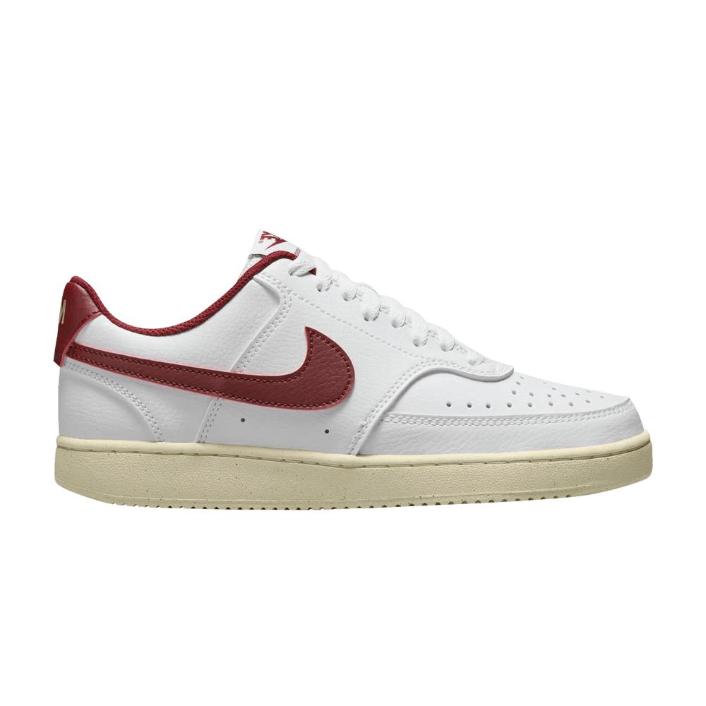 Nike Court Vision Low Next Nature 'white Team Red' | Lyst