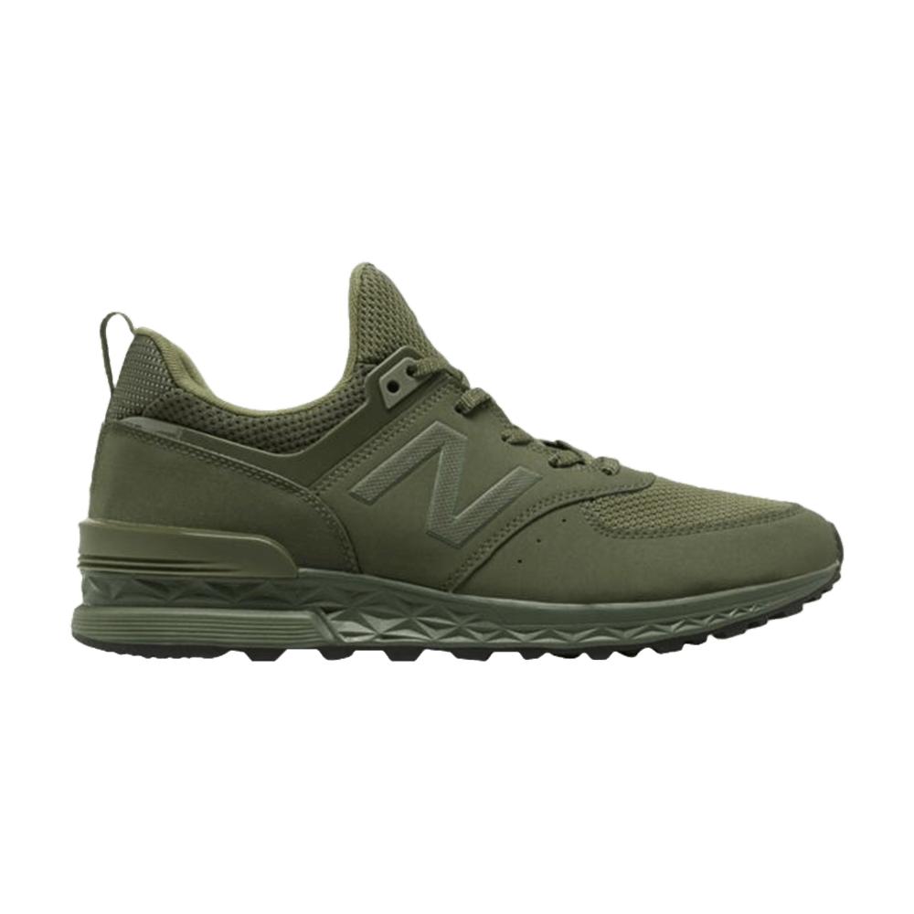 army green new balance 574