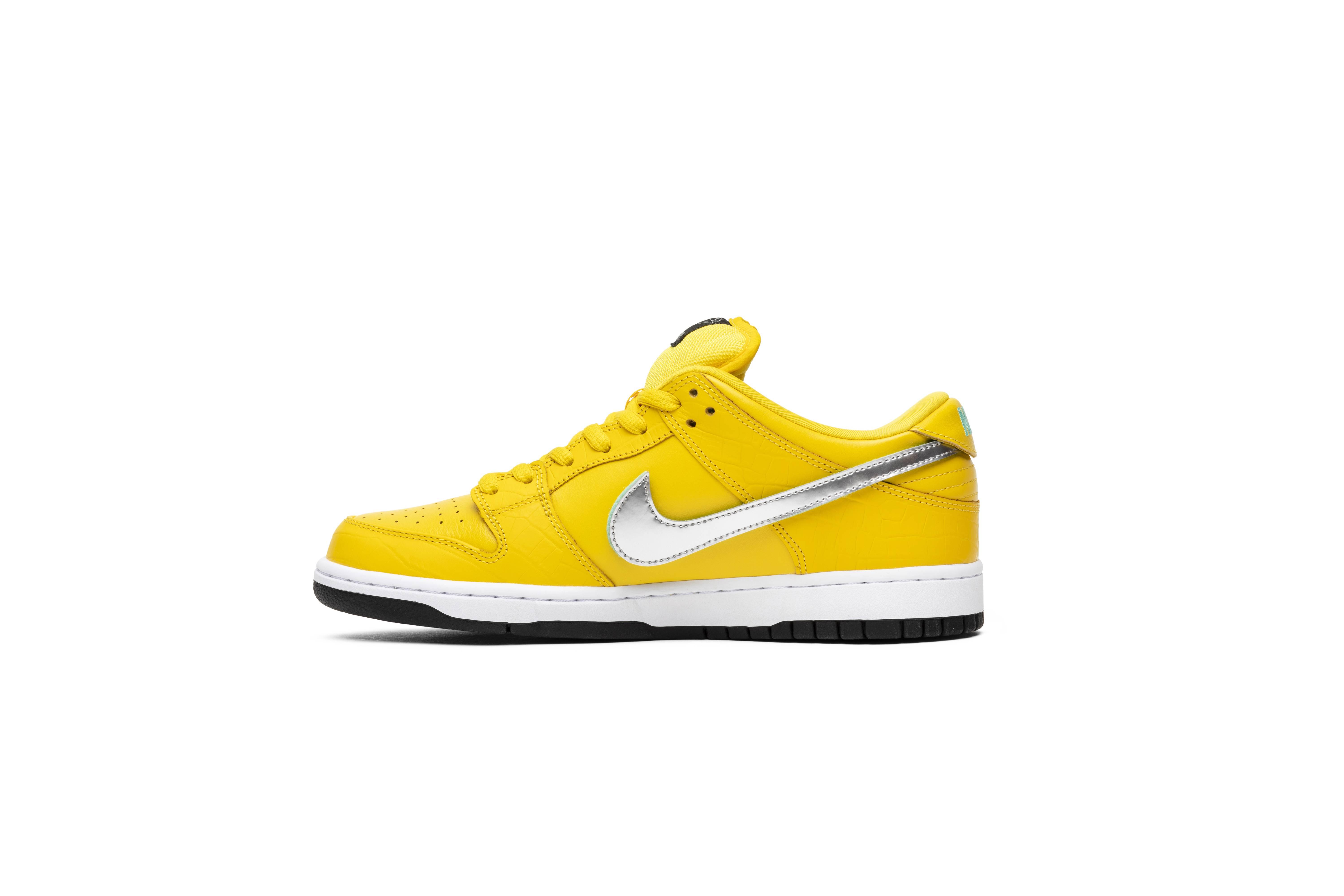 canary yellow dunk high