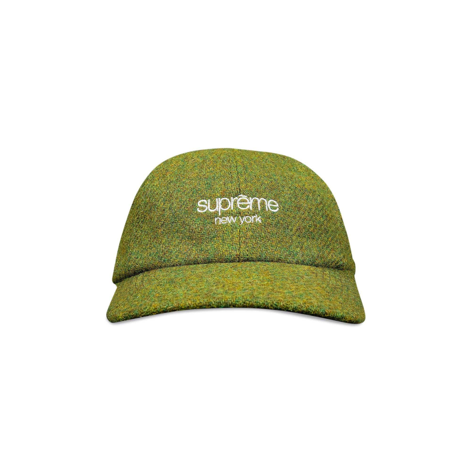 Supreme Harris Tweed Classic Logo 6-panel 'olive' in Green for Men | Lyst