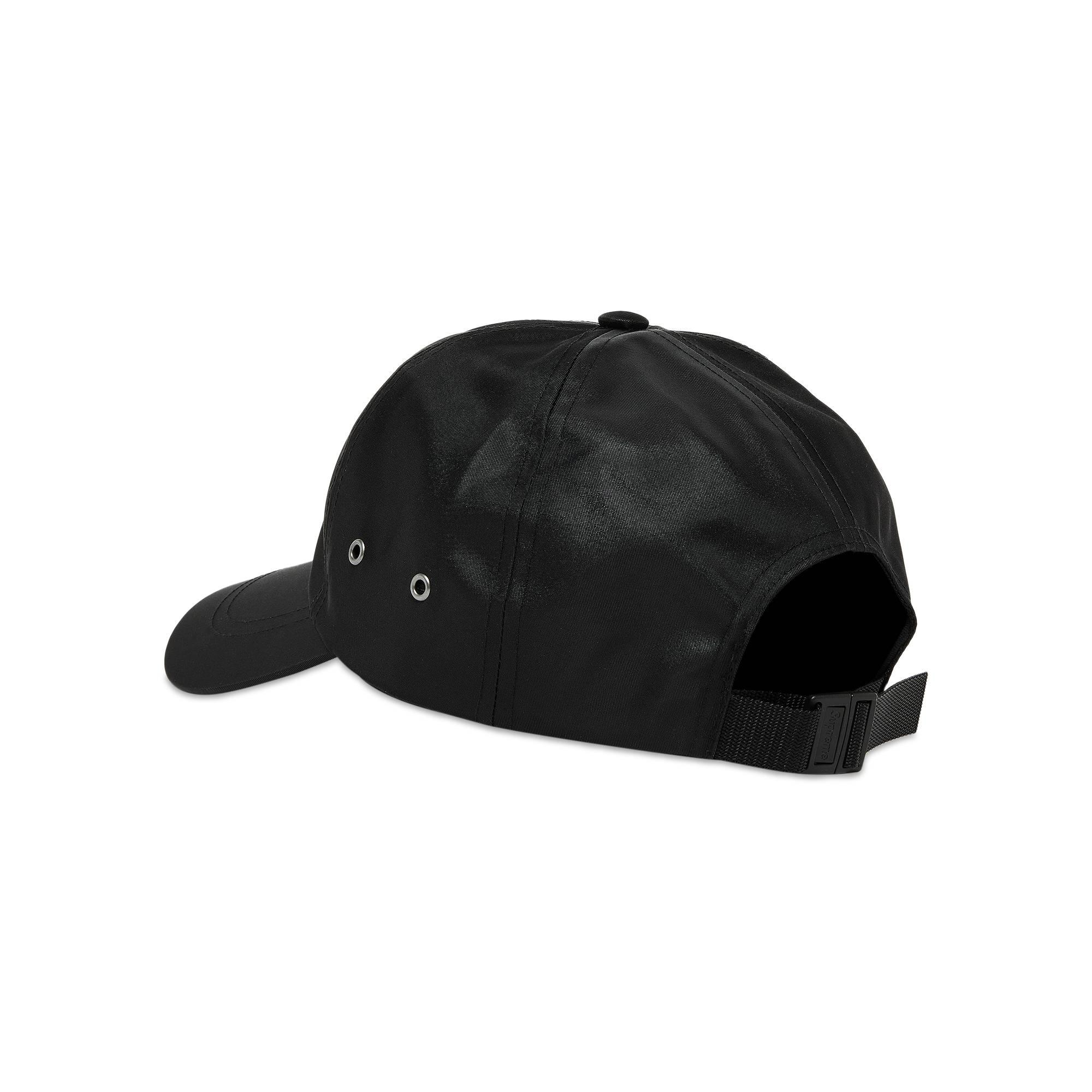 Supreme Men's Leather Patch 6-panel 'black'