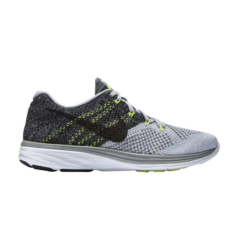 Nike Flyknit Lunar 3 in Gray for Men | Lyst