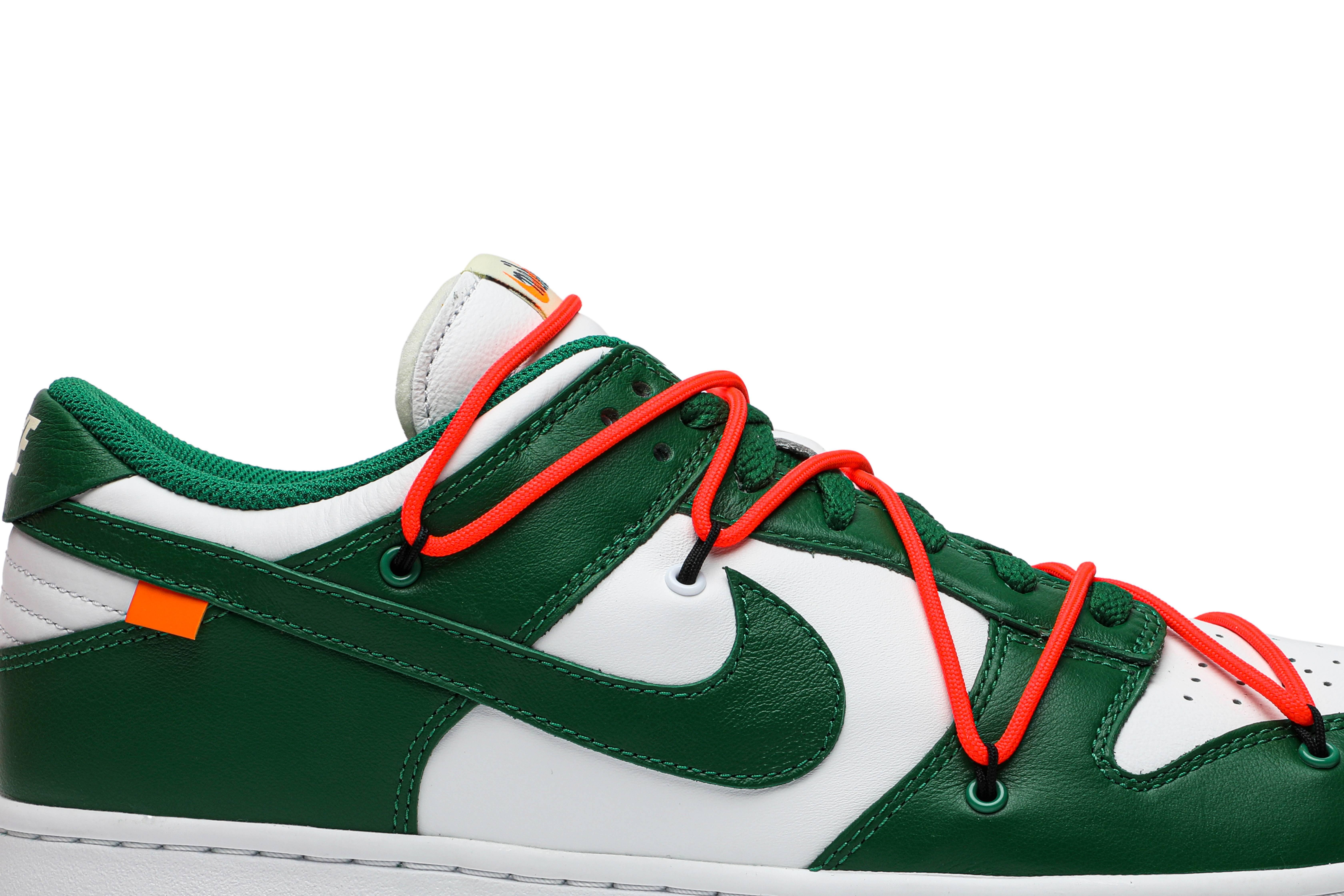 Nike Off-white X Dunk Low in Green for Men - Lyst