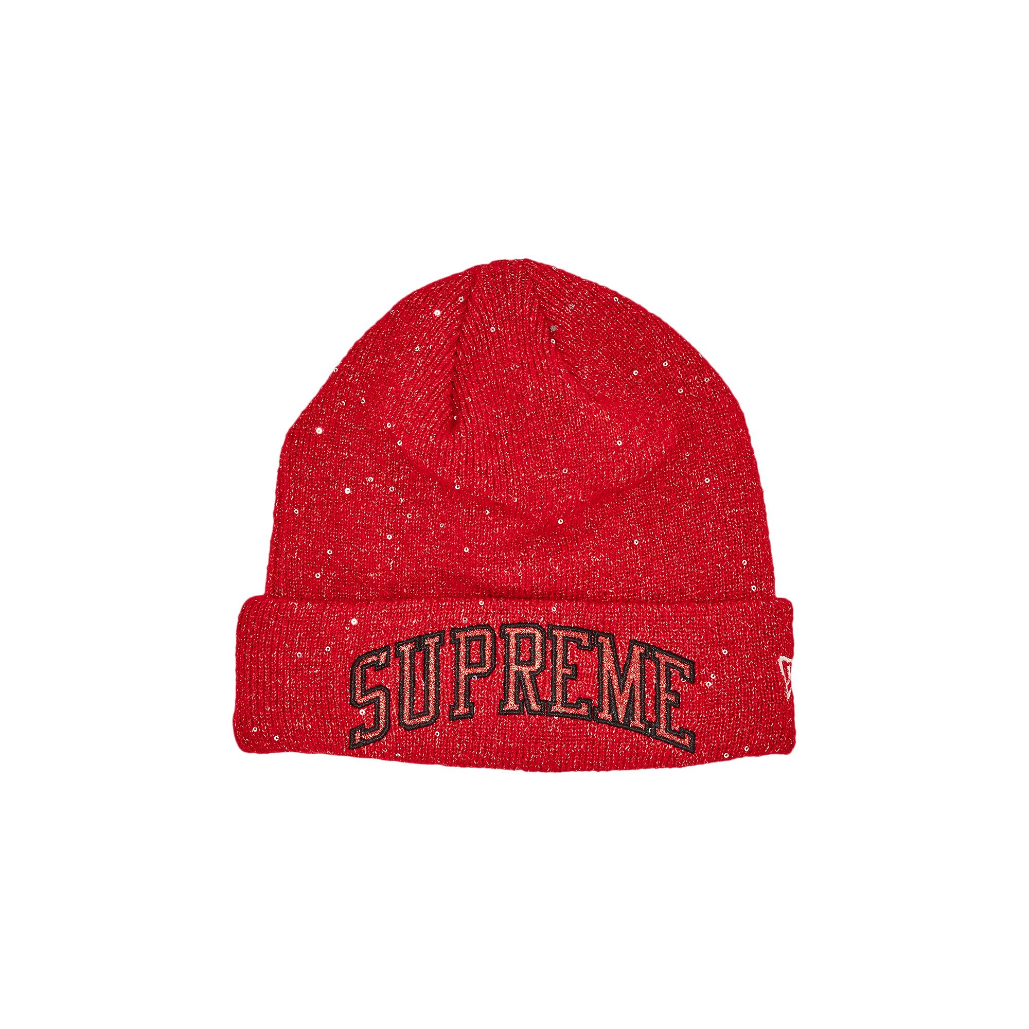 supreme new era cross box logo beanie hat item