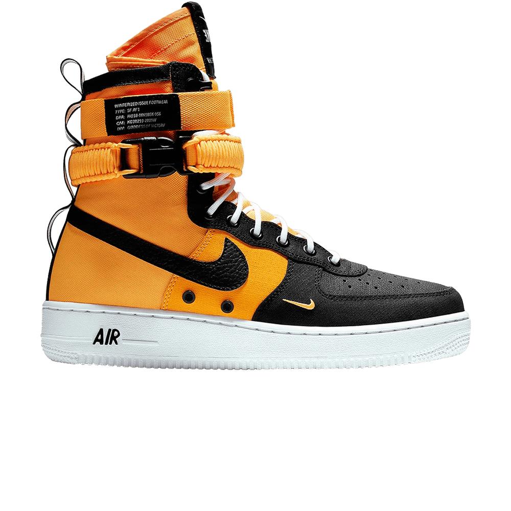orange and tan air force 1