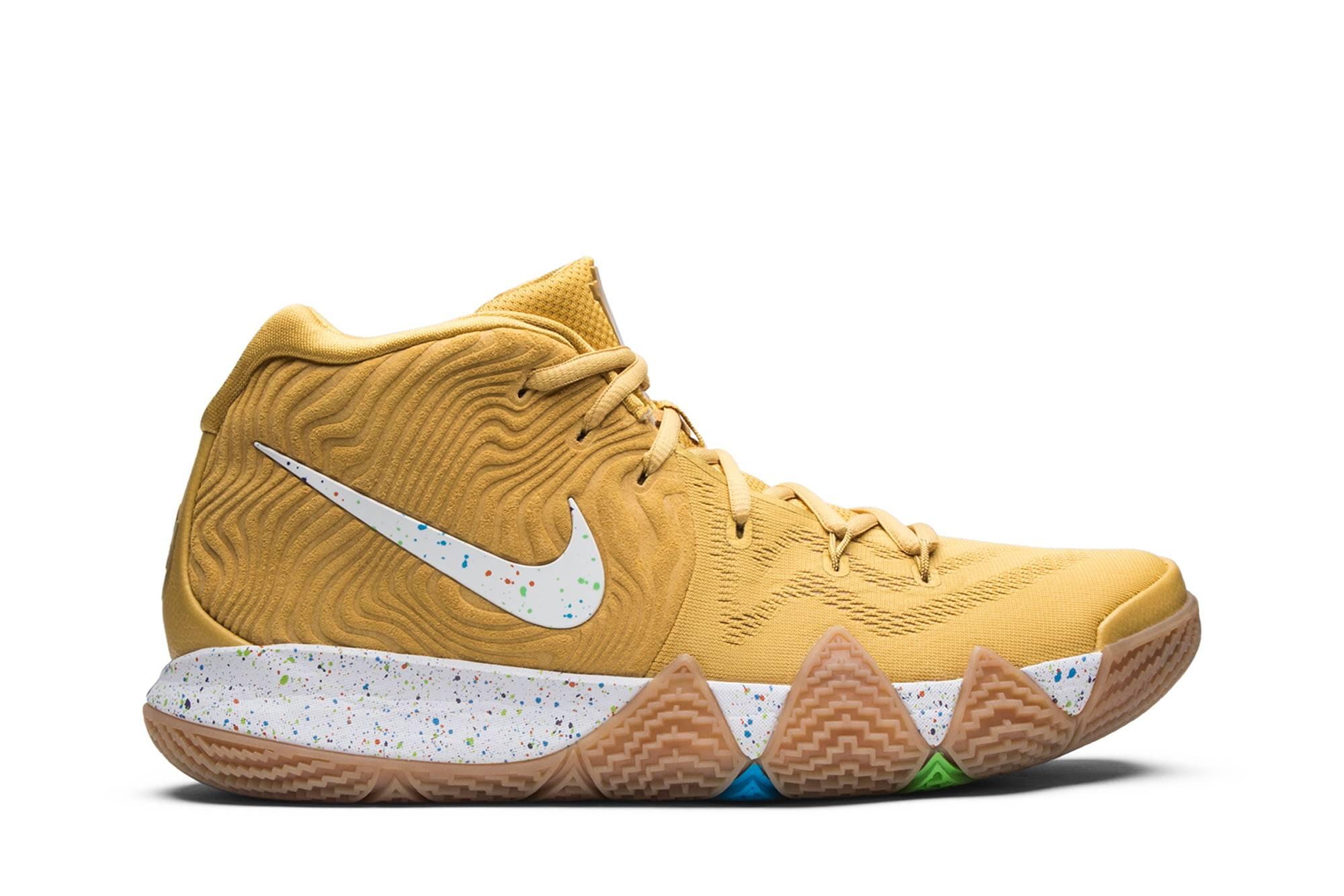 Nike Kyrie 4 'cinnamon Toast Crunch' Special Box in Yellow for Men | Lyst