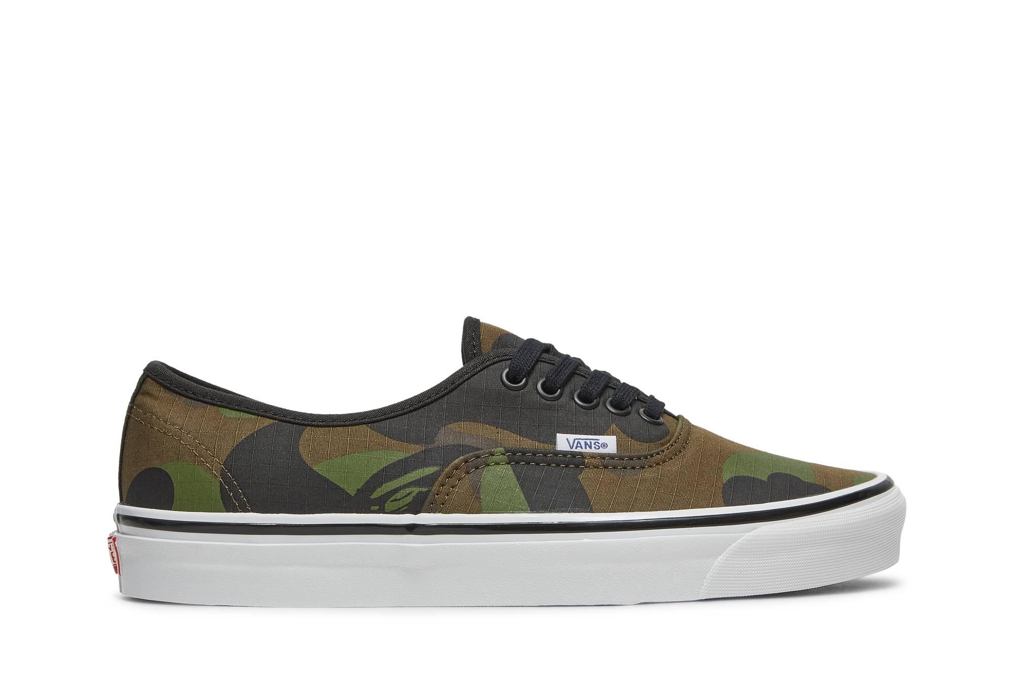 Vans Bape X Authentic 44 Dx 'first Camo' in Green for Men | Lyst