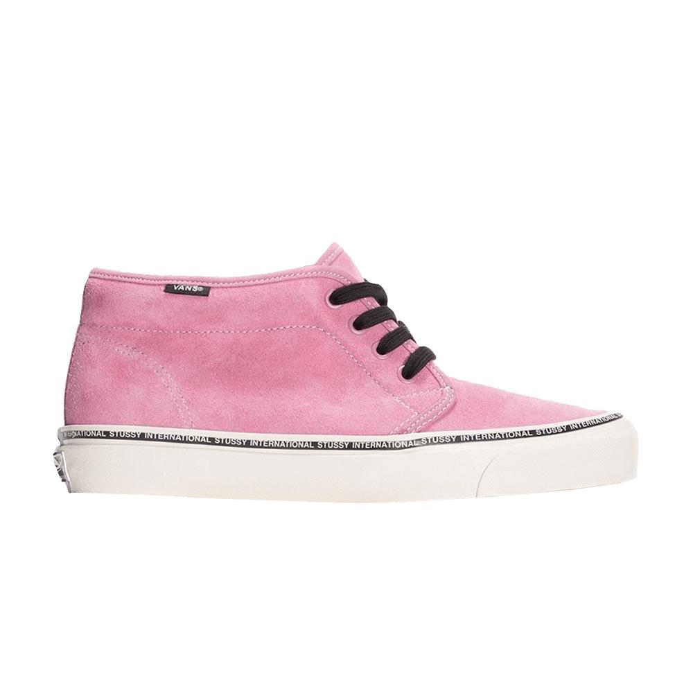 Vans Stussy X Chukka Lx 'rose' in Pink for Men | Lyst