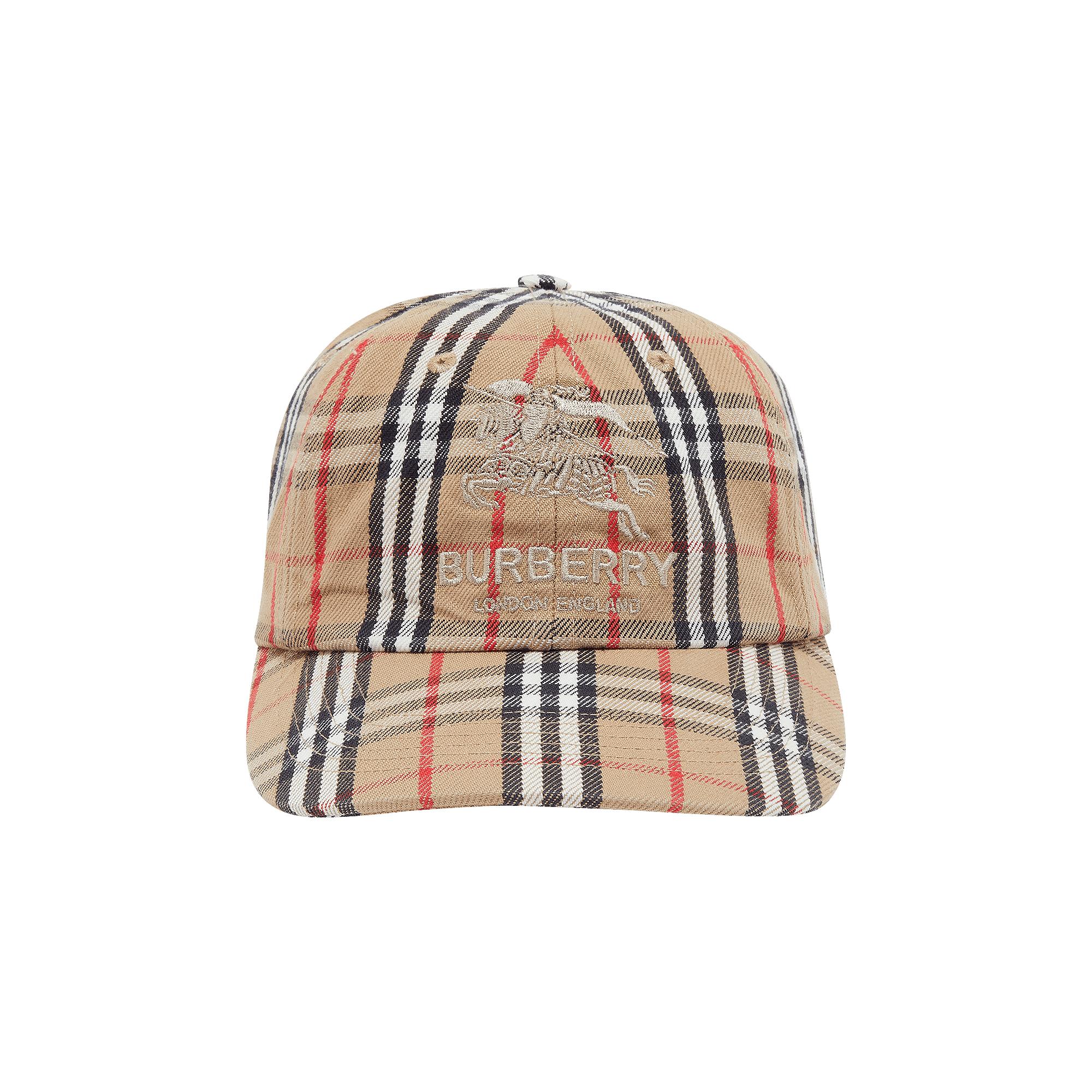 Supreme X Burberry Denim 6-panel 'beige' in Natural for Men | Lyst