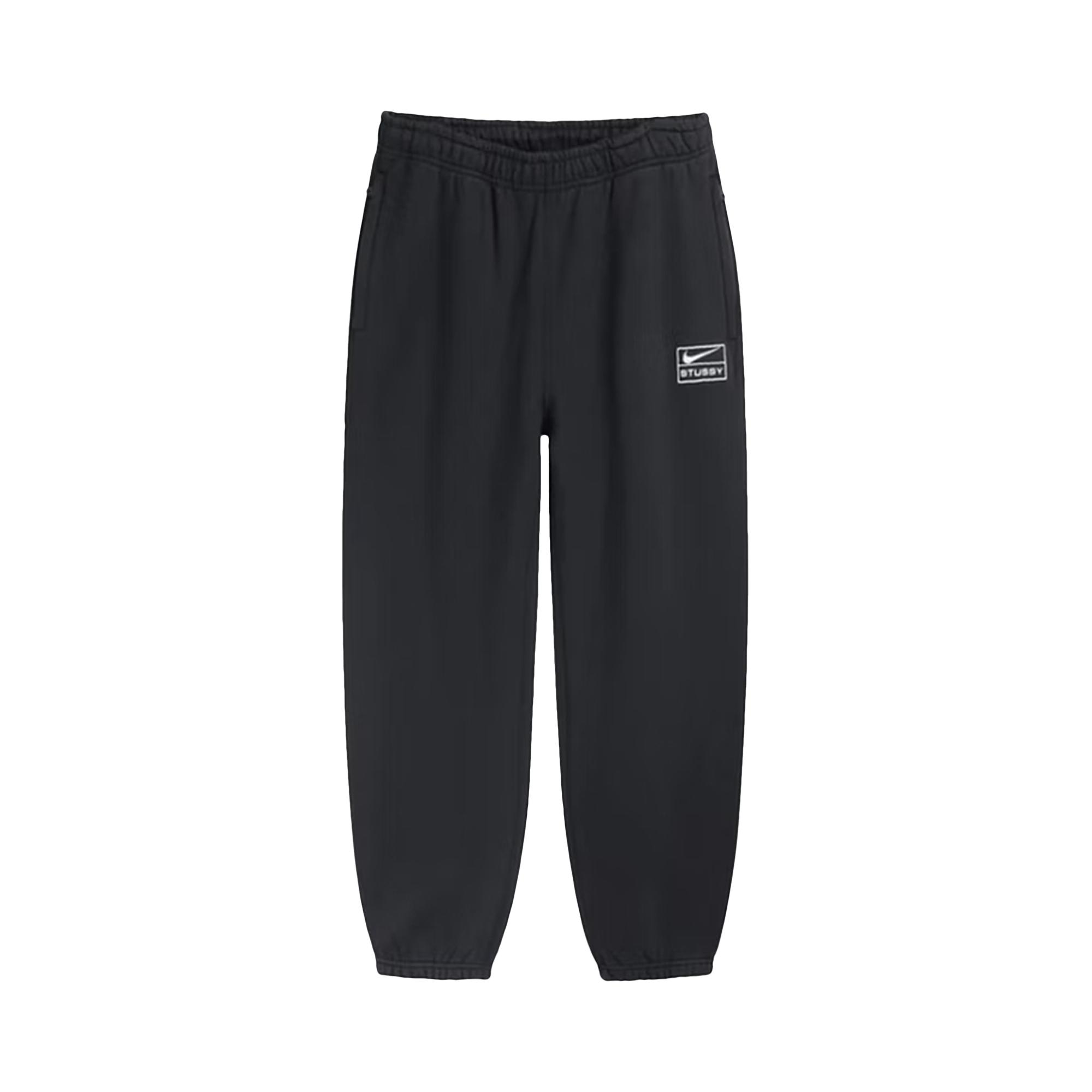 Nike X Stussy Ra Stone Washed Fleece Pant 'black/white' for Men | Lyst