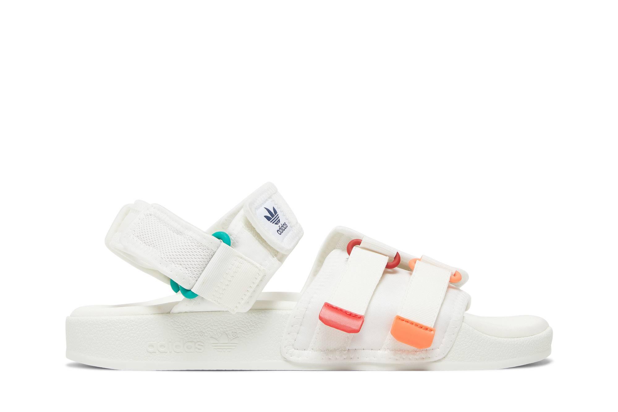 Lave Medicinsk Polar adidas Adilette Sandal 4.0 'white Scarlet True Orange' for Men | Lyst
