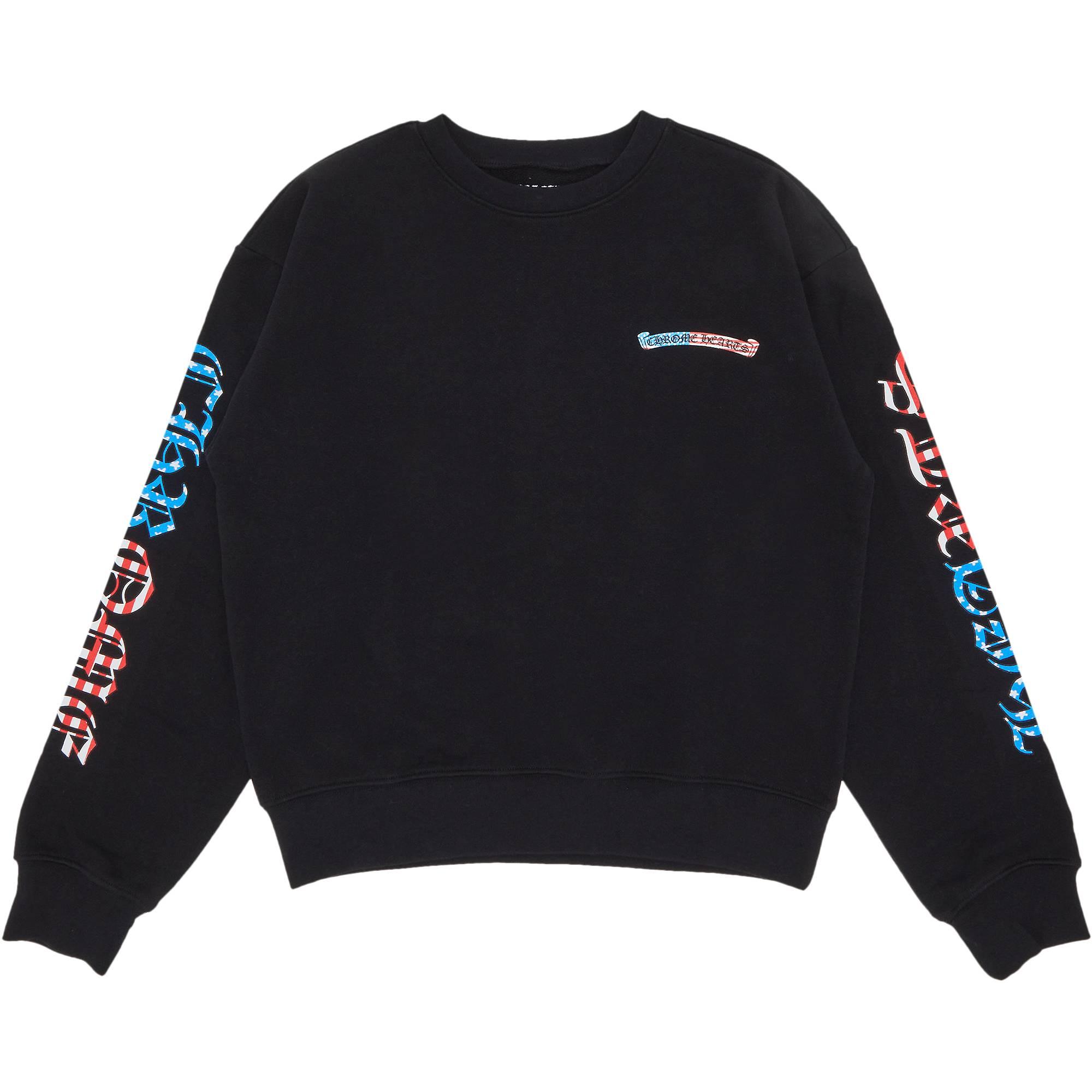 Chrome Hearts Matty Boy America Crewneck Sweatshirt 'black' for