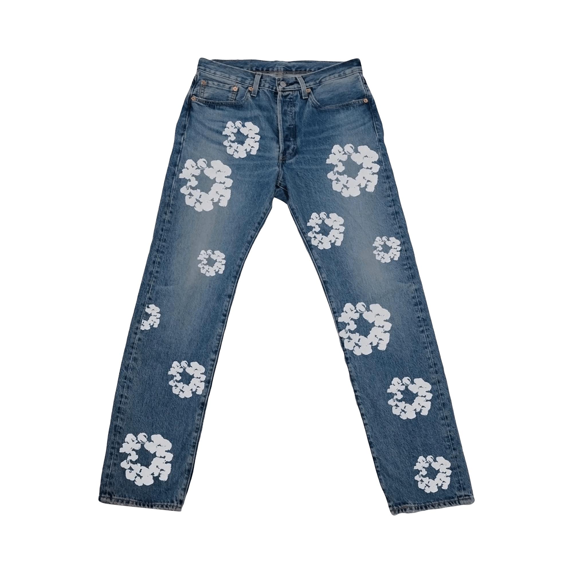 Levi's X Denim Tears The Cotton Wreath Jean 'vintage Wash' in Blue for ...