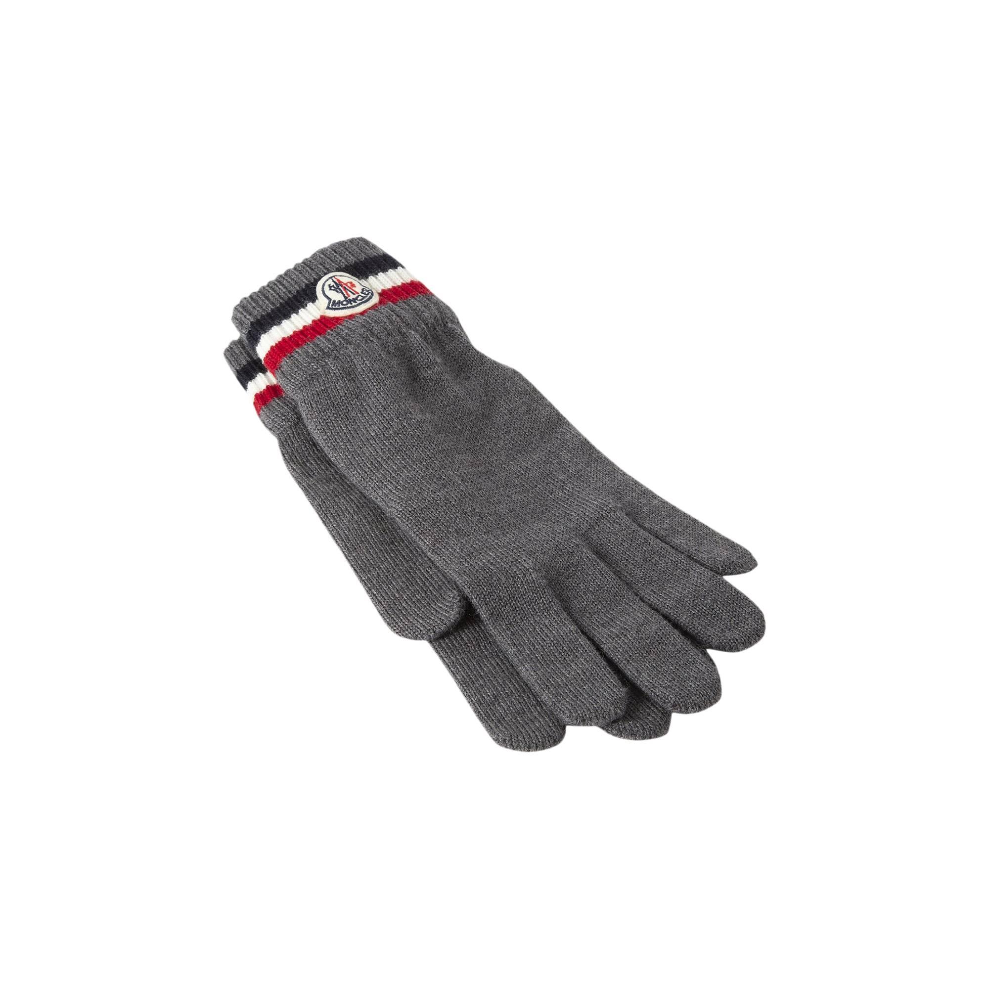 Moncler Gloves 'brown' in Gray for Men | Lyst