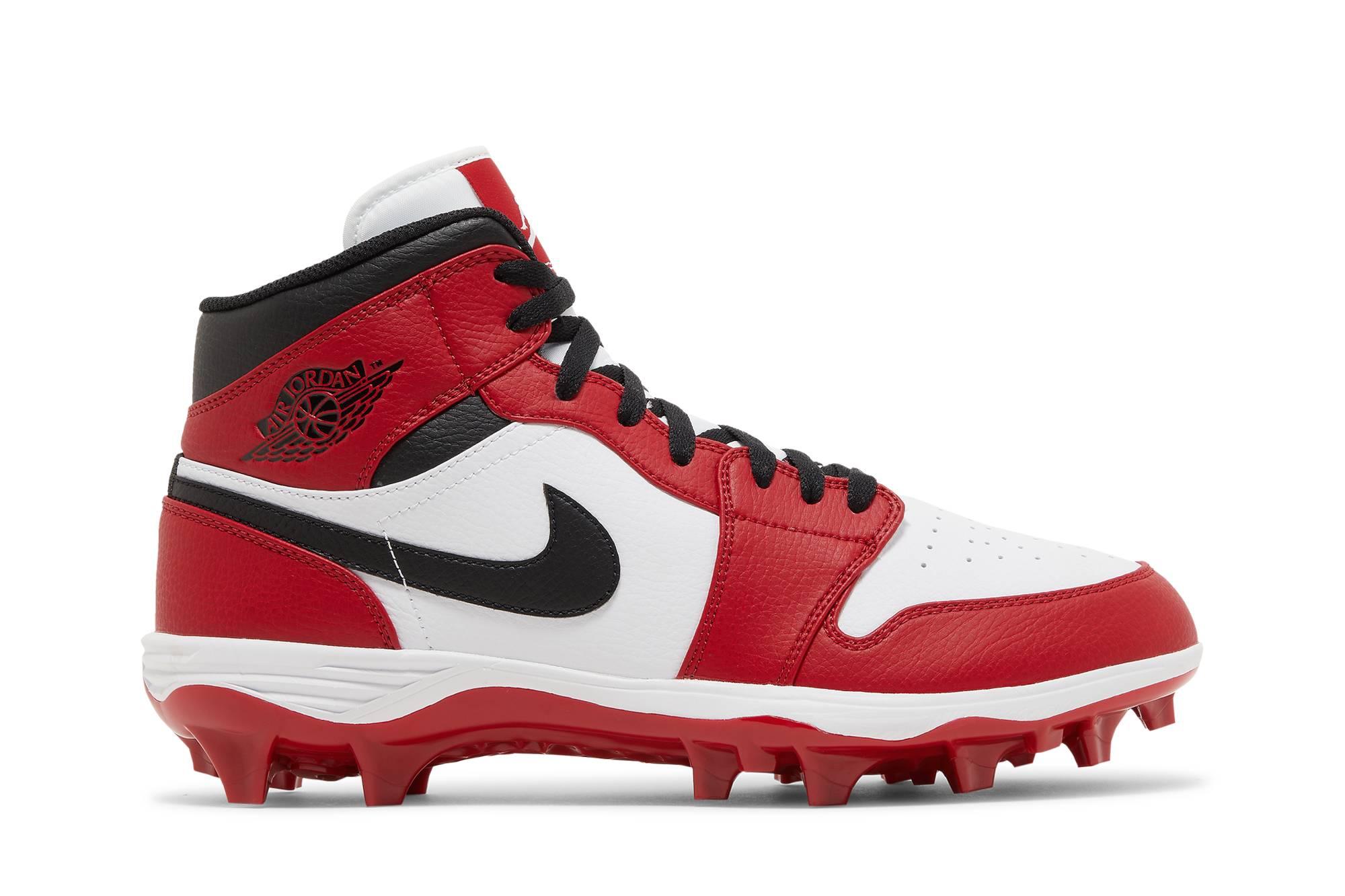 Nike Jordan 1 Mid Td Cleat 'chicago' 2023 in Red for Men | Lyst