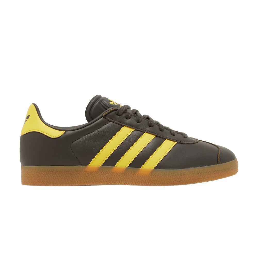 adidas Gazelle 'shadow Olive Impact Yellow' in Brown for Men | Lyst
