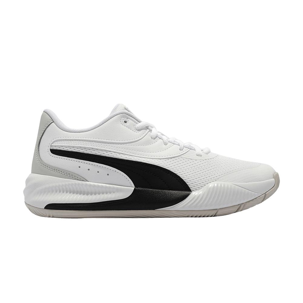 triple white basketball shoes