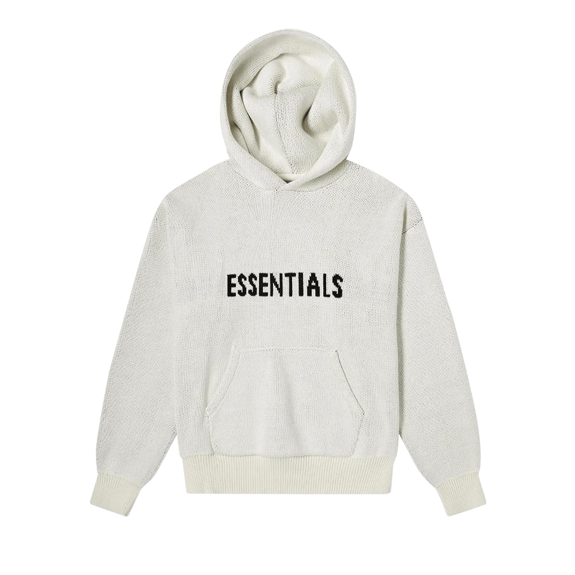 Fear of God ESSENTIALS Knit Pullover 'oatmeal' in White for Men | Lyst