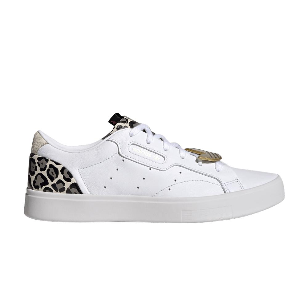 adidas Sleek 'leopard' in White | Lyst