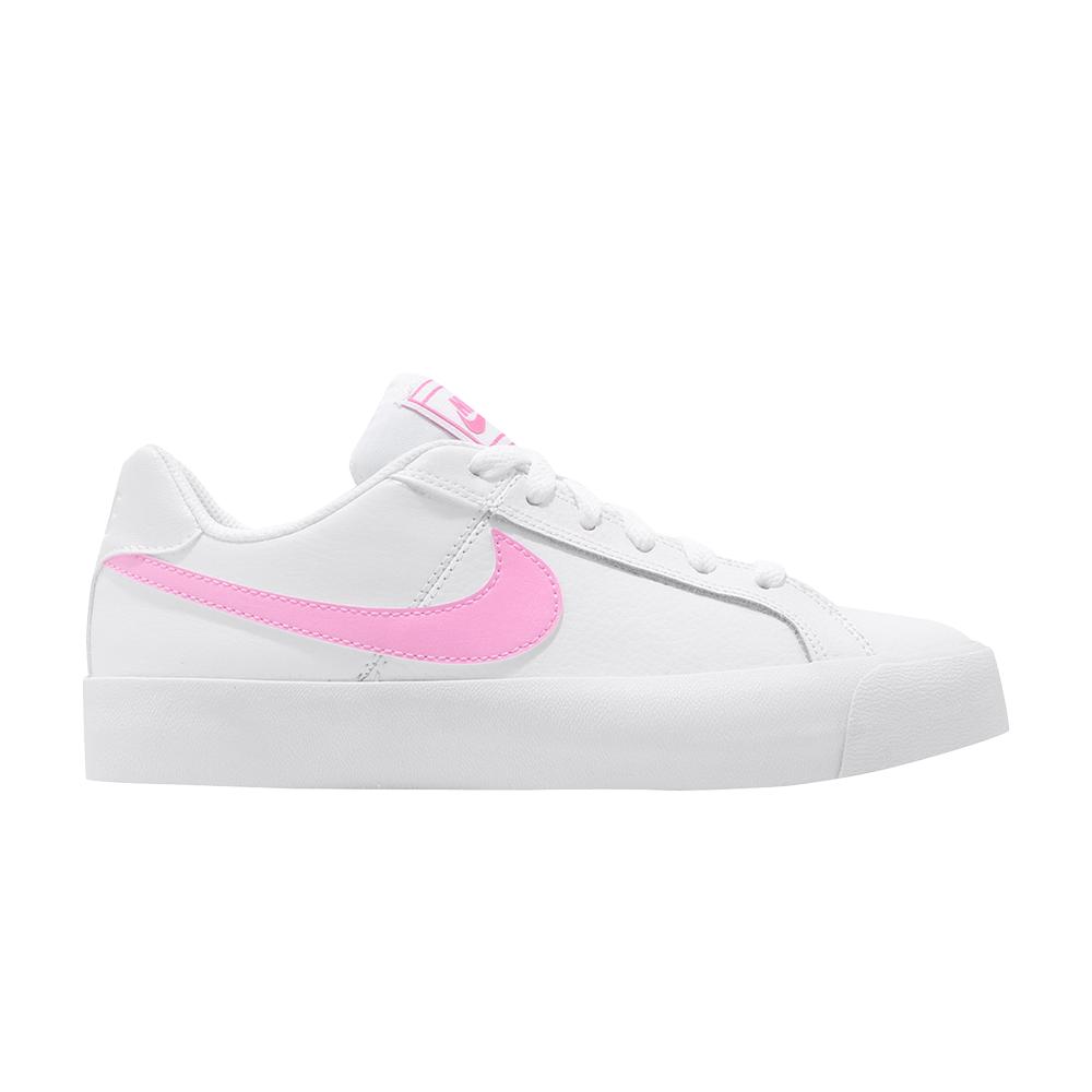 nike court royale pink and white