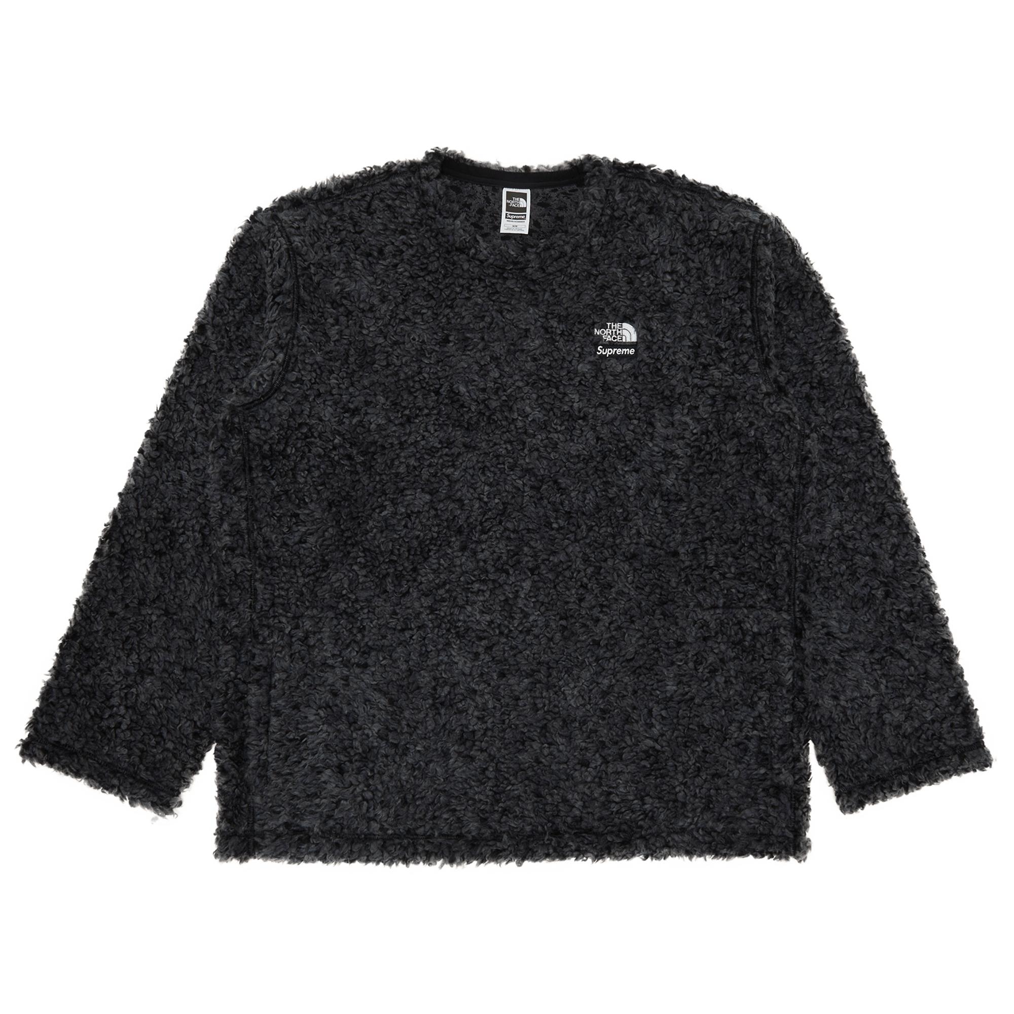 Supreme X The North Face High Pile Fleece Long-sleeve Top 'black' for Men |  Lyst