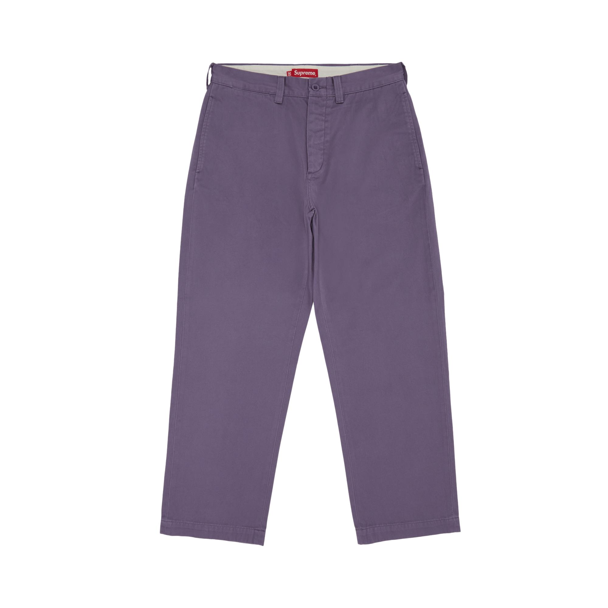 Supreme Chino Pant 'dusty Purple' for Men | Lyst