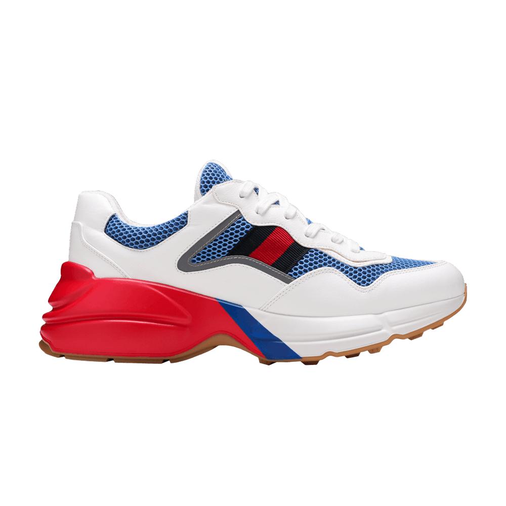 Gucci Rhyton 'white Blue Red Reflective' for Men | Lyst