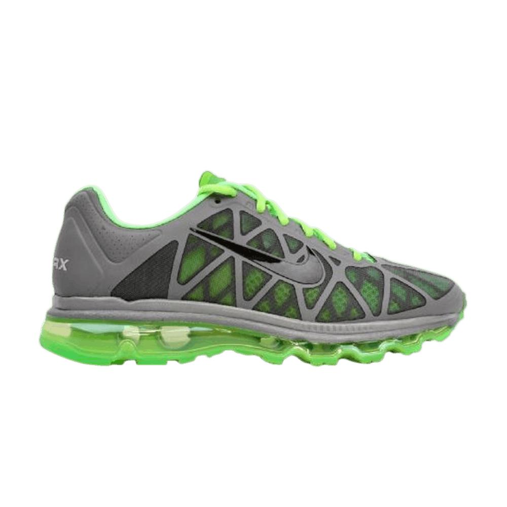 Nike Air Max+ 2011 'cool Grey Neon Lime' in Green for Men | Lyst