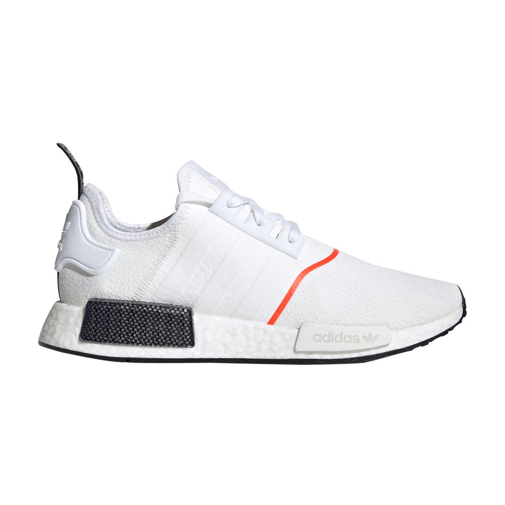 adidas Nmd_r1 'white Solar Red' Sample for Men | Lyst