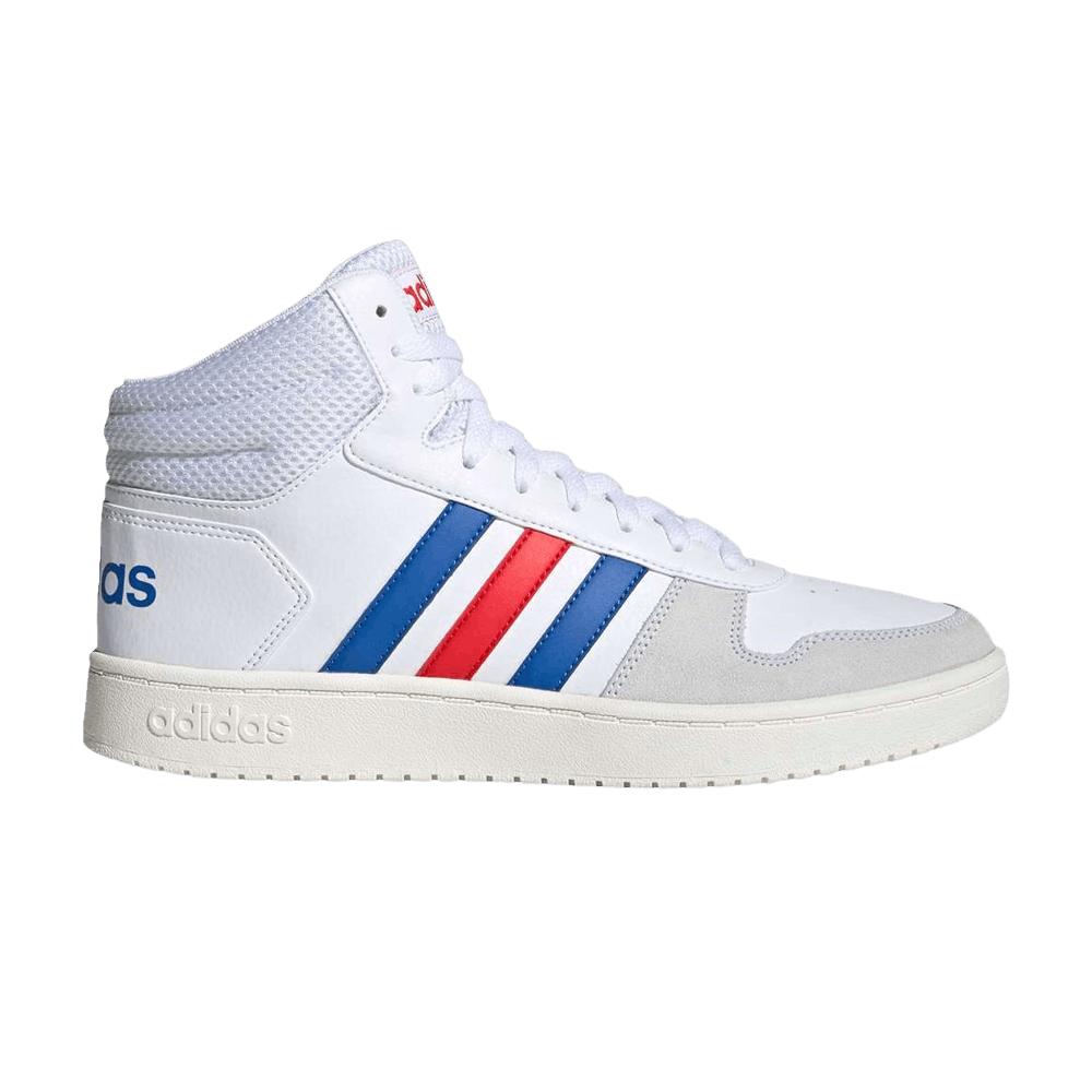 adidas Hoops 2.0 Mid 'white Blue Red' for Men | Lyst
