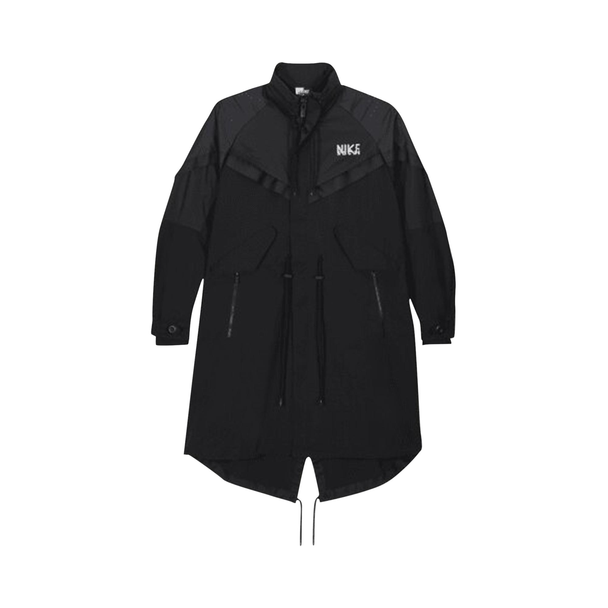 Nike X Sacai Trench Parka 'black' for Men | Lyst