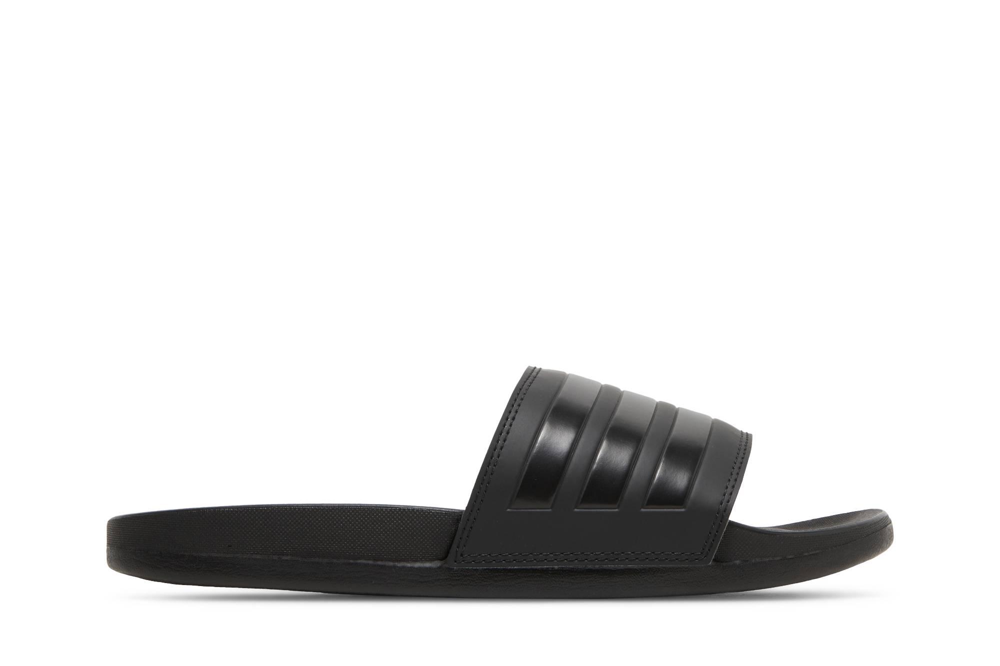 adidas Adilette Comfort Slide 'triple Black' for Men | Lyst