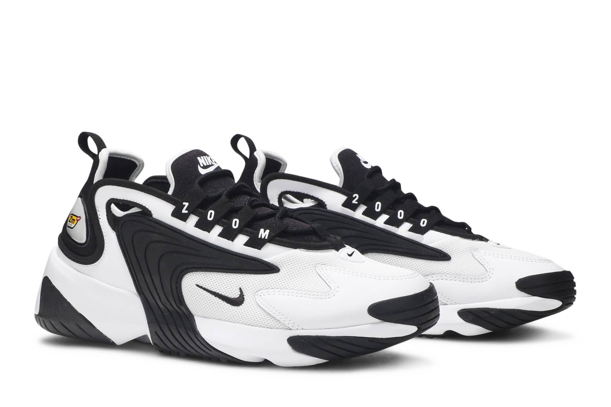 Nike zoom black and white junior Clearance