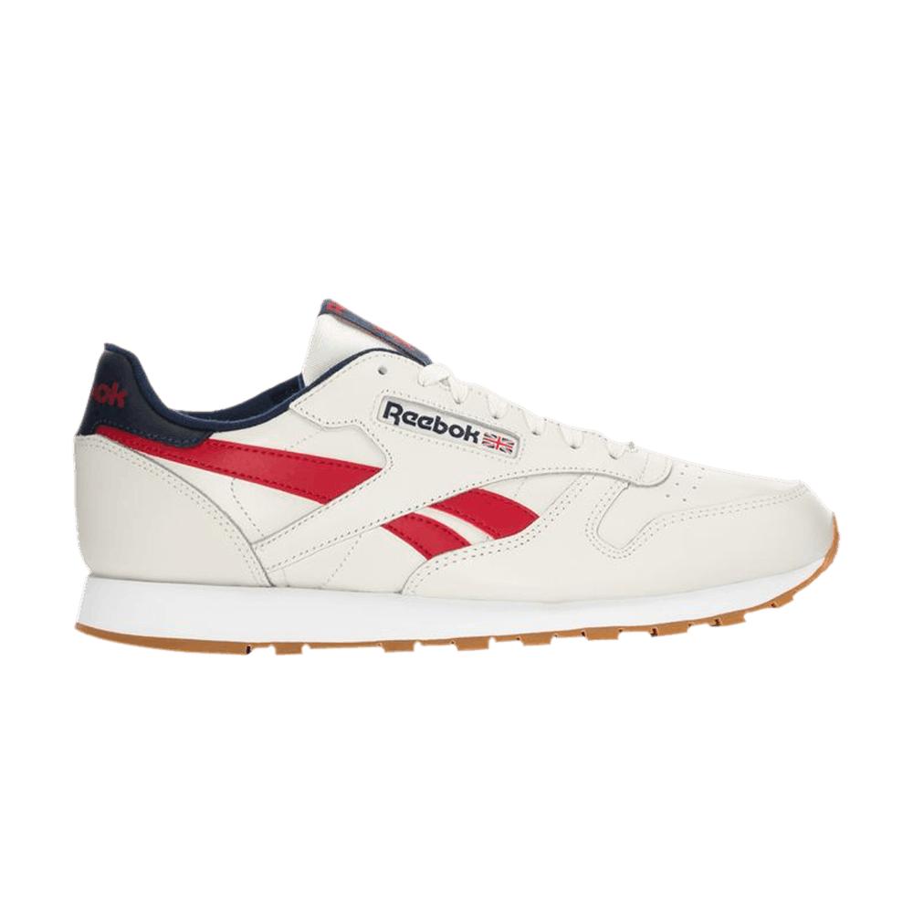 Reebok Classic Leather Mu 'chalk Navy Red' in White for Men | Lyst