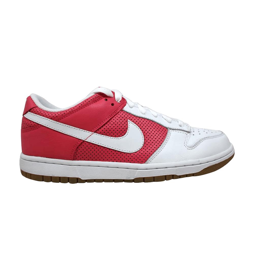 Nike Dunk Low 'white Flamingo' in Red | Lyst