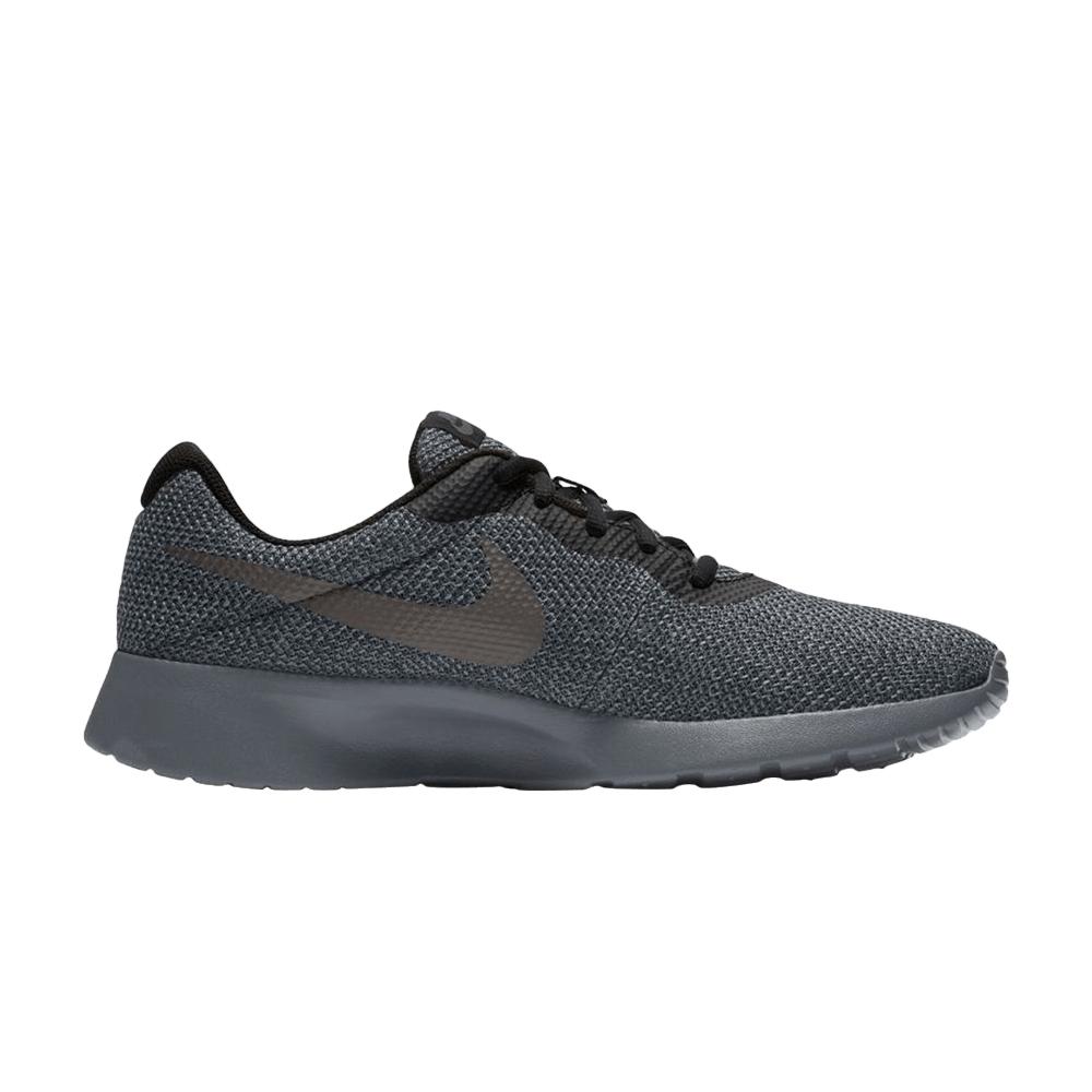 nike tanjun aluminum black