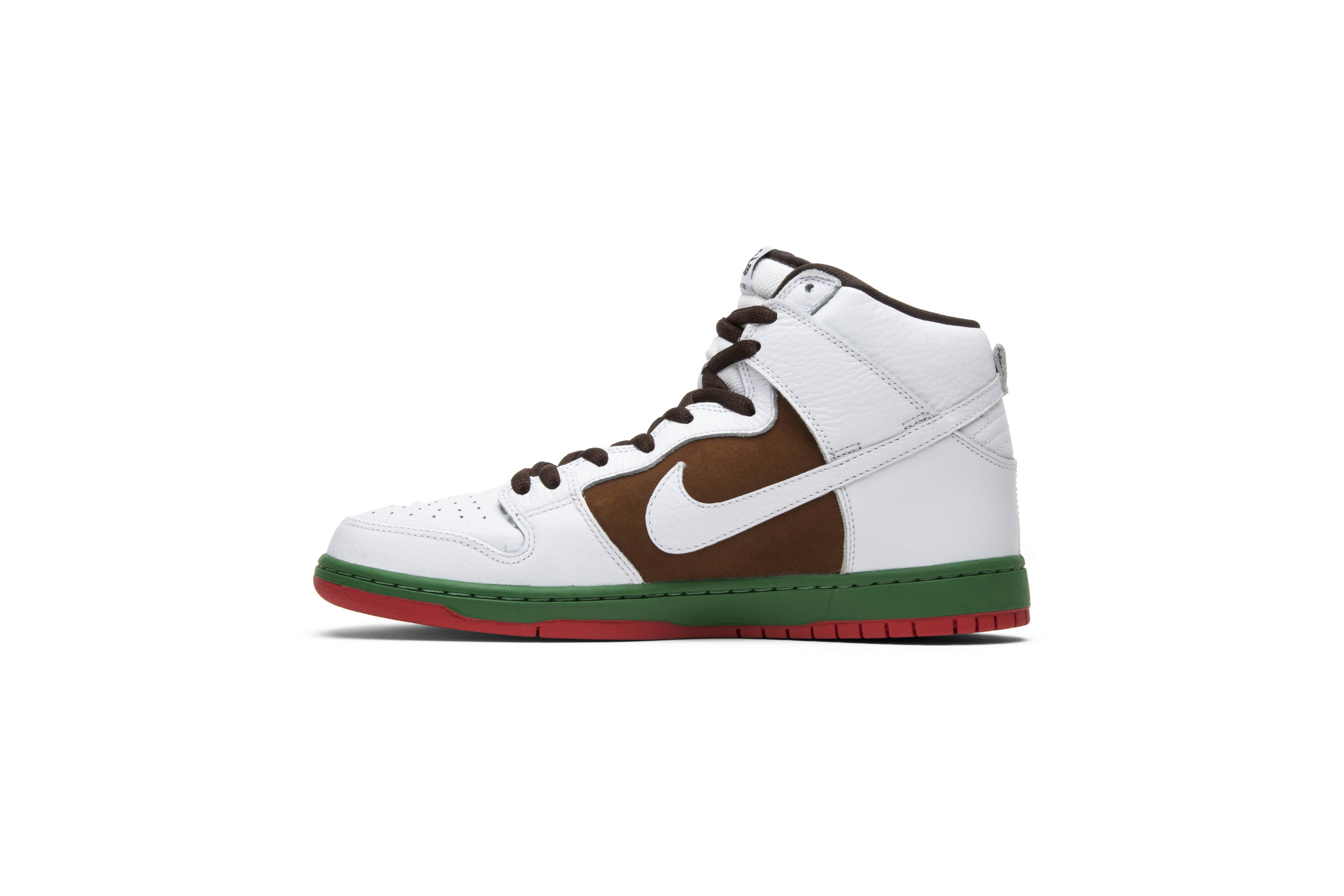 dunk high all white