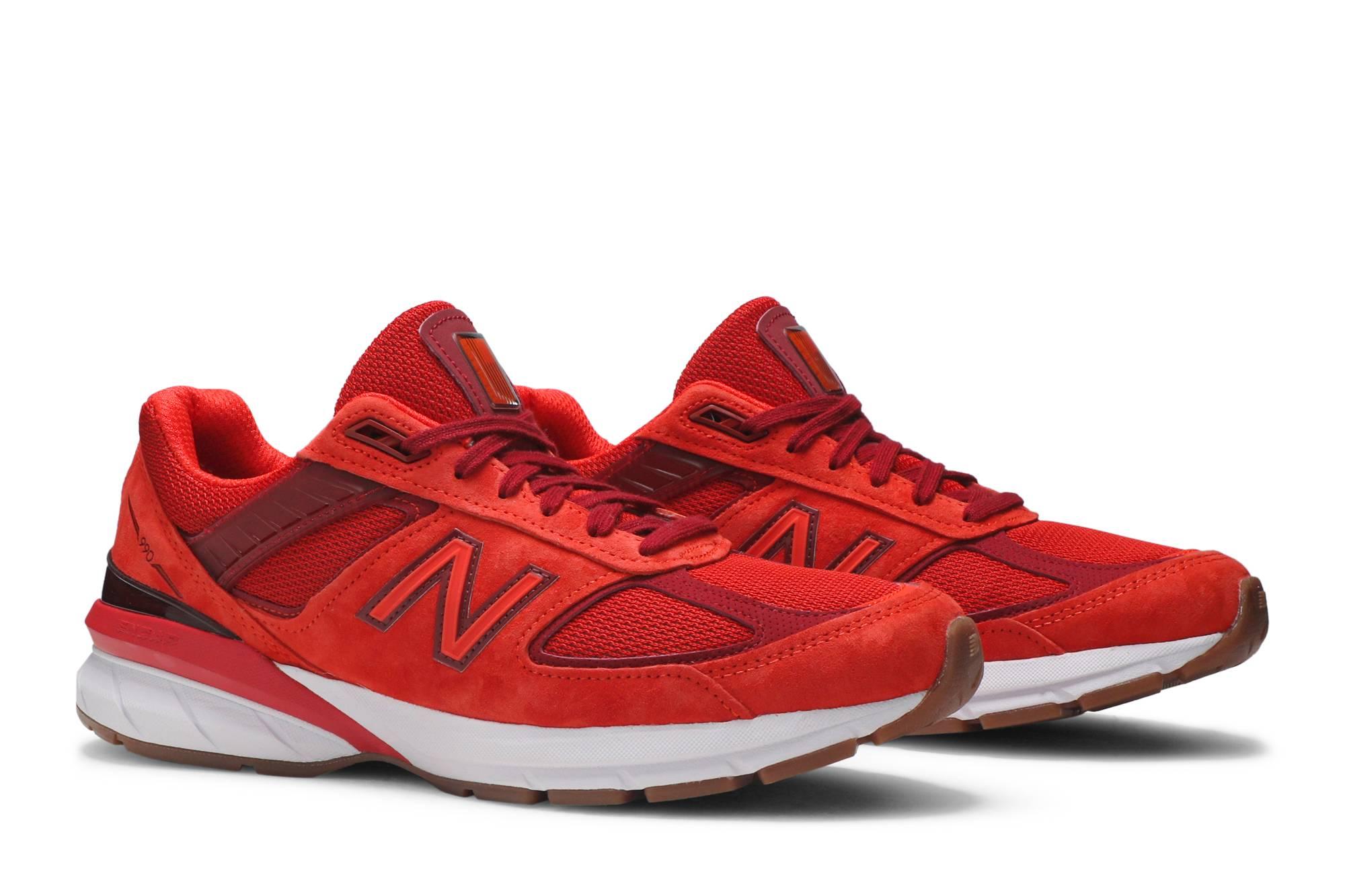 New Balance Made In Usa 990v5 in Red for Men - Lyst