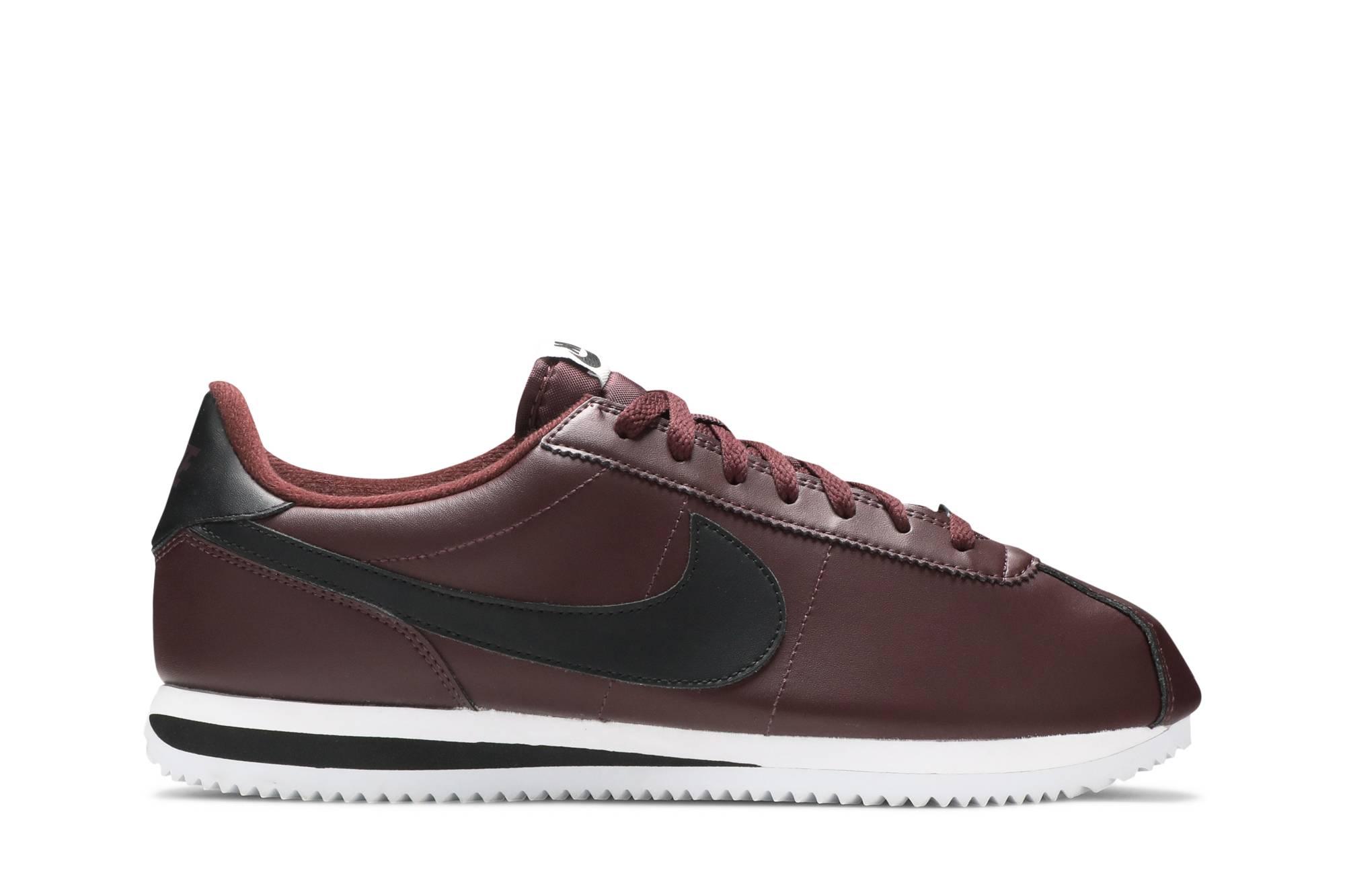 Nike Cortez Basic Leather 'burgundy Crush' in Brown for Men | Lyst