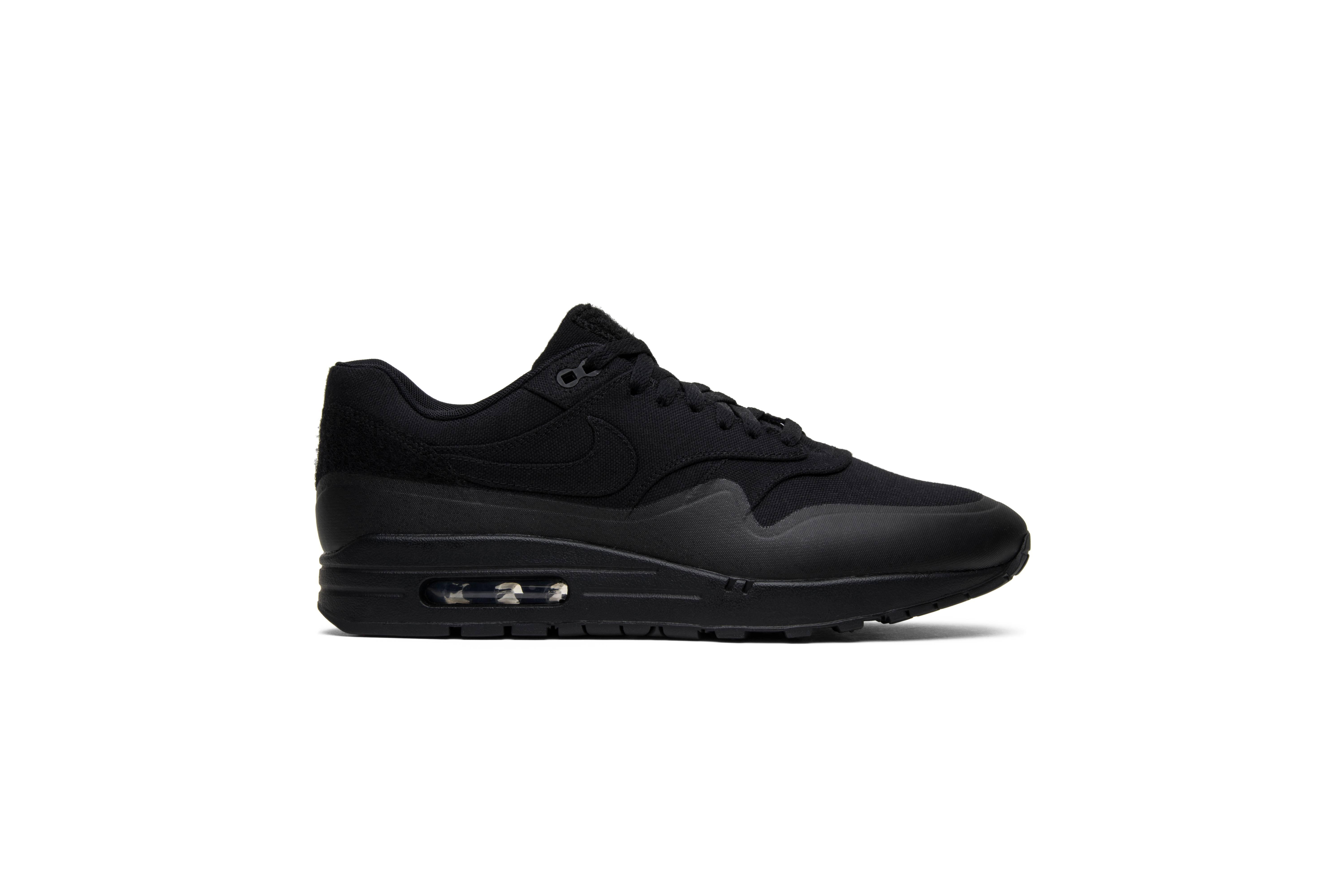 air max 1 patch black